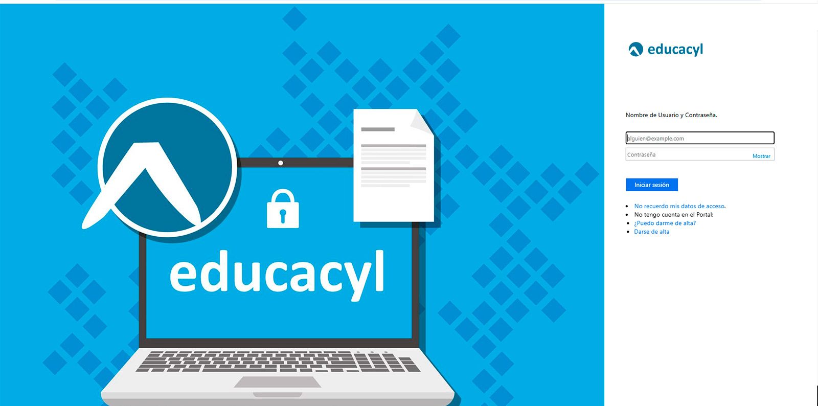 Educacyl reportó problemas durante el fin de semana