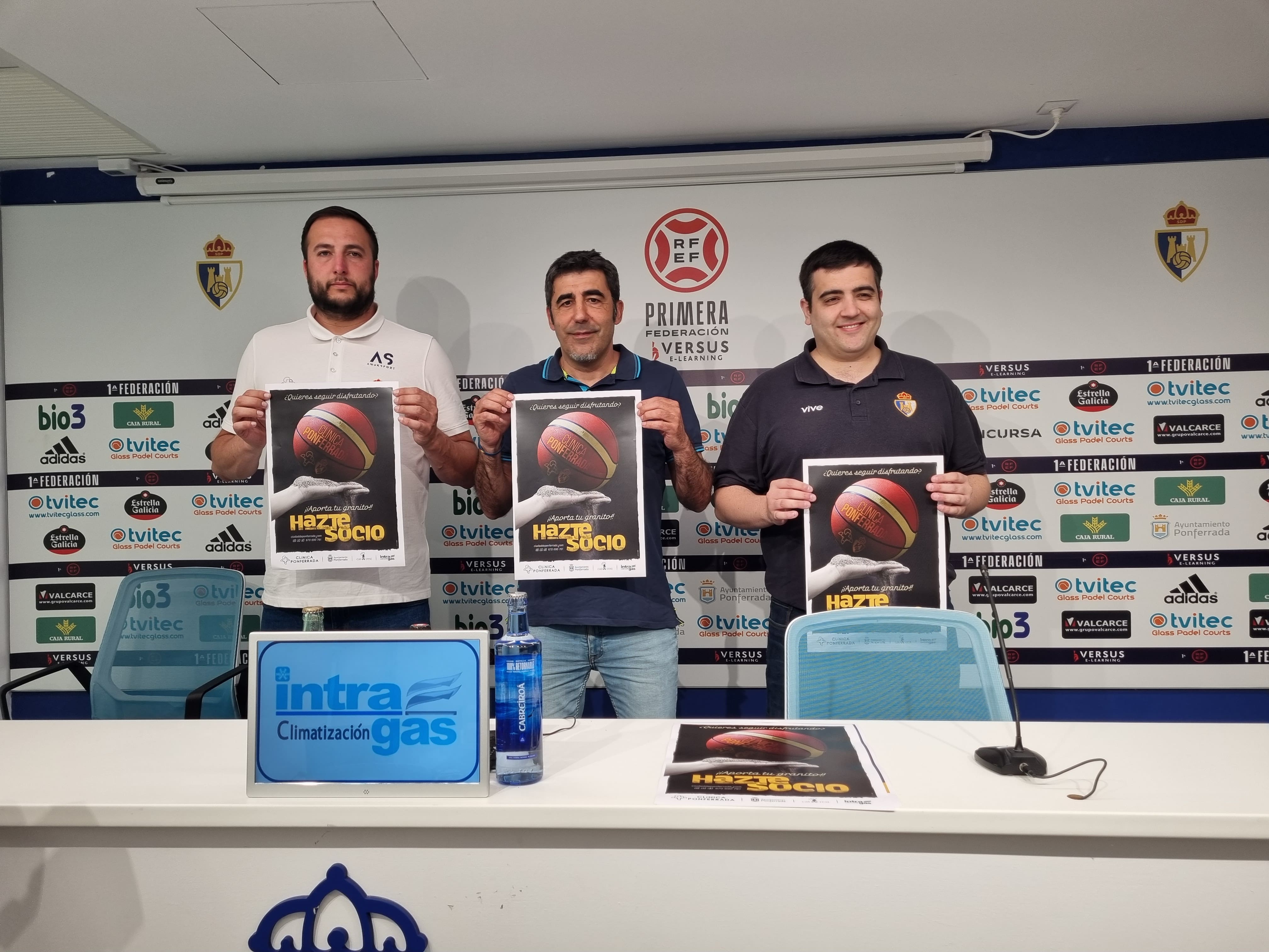 El Clínica Ponferrada apostará por un mayor gasto en plantilla. RAÚL FERNÁNDEZ