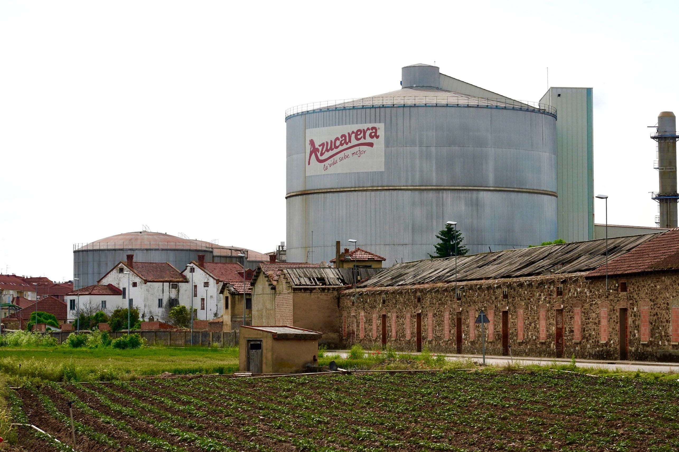 Vista de las instalaciones de Azucarera en La Bañeza. | CAMPILLO (ICAL)