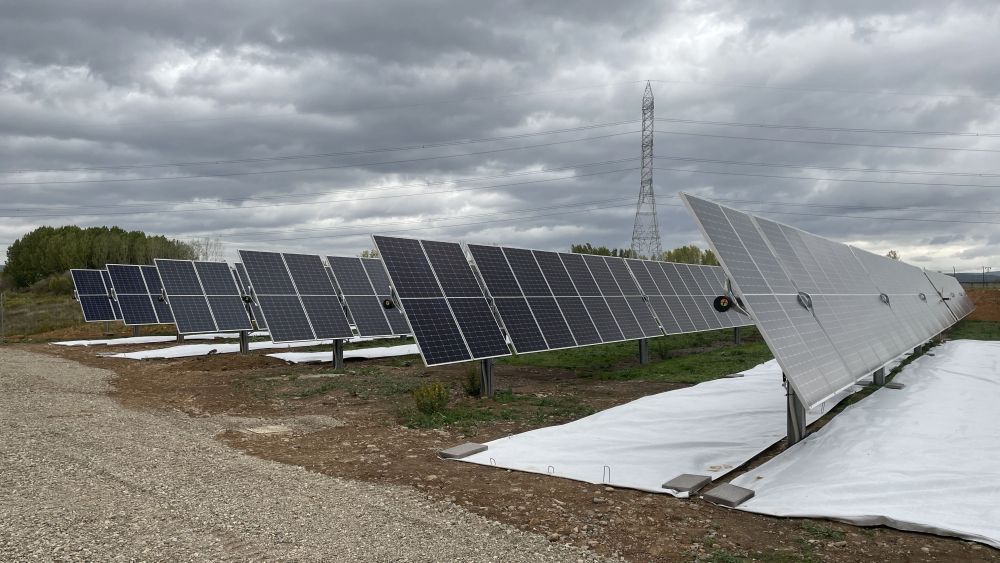 Fotografía de archivo de una planta fotovoltaica. | J.F.