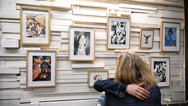 Algunas de las obras expuestas. | SAÚL ARÉN Algunas de las obras expuestas. | SAÚL ARÉN