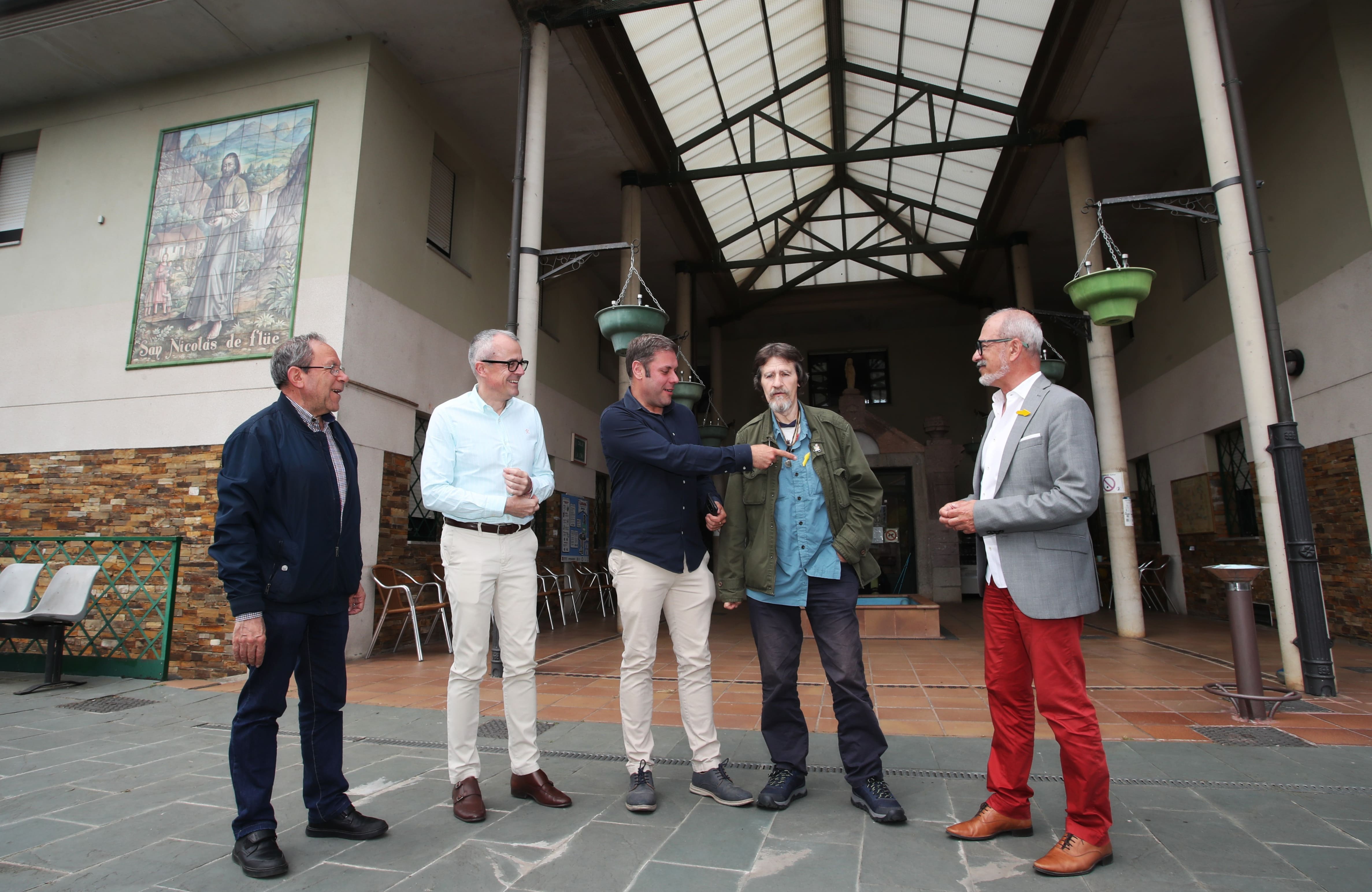 Acto de presentación del programa de actos en el albergue municipal. | CÉSAR SÁNCHEZ (ICAL)