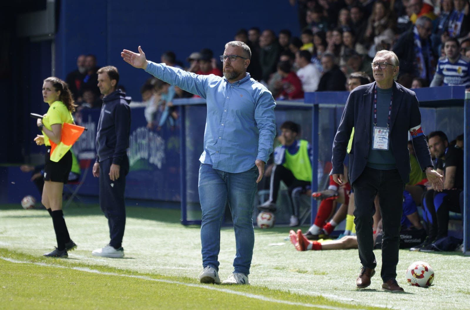 Javi Rey afirma que el equipo no puede salir a especular y jugar con la cabeza. PONFERRADINA