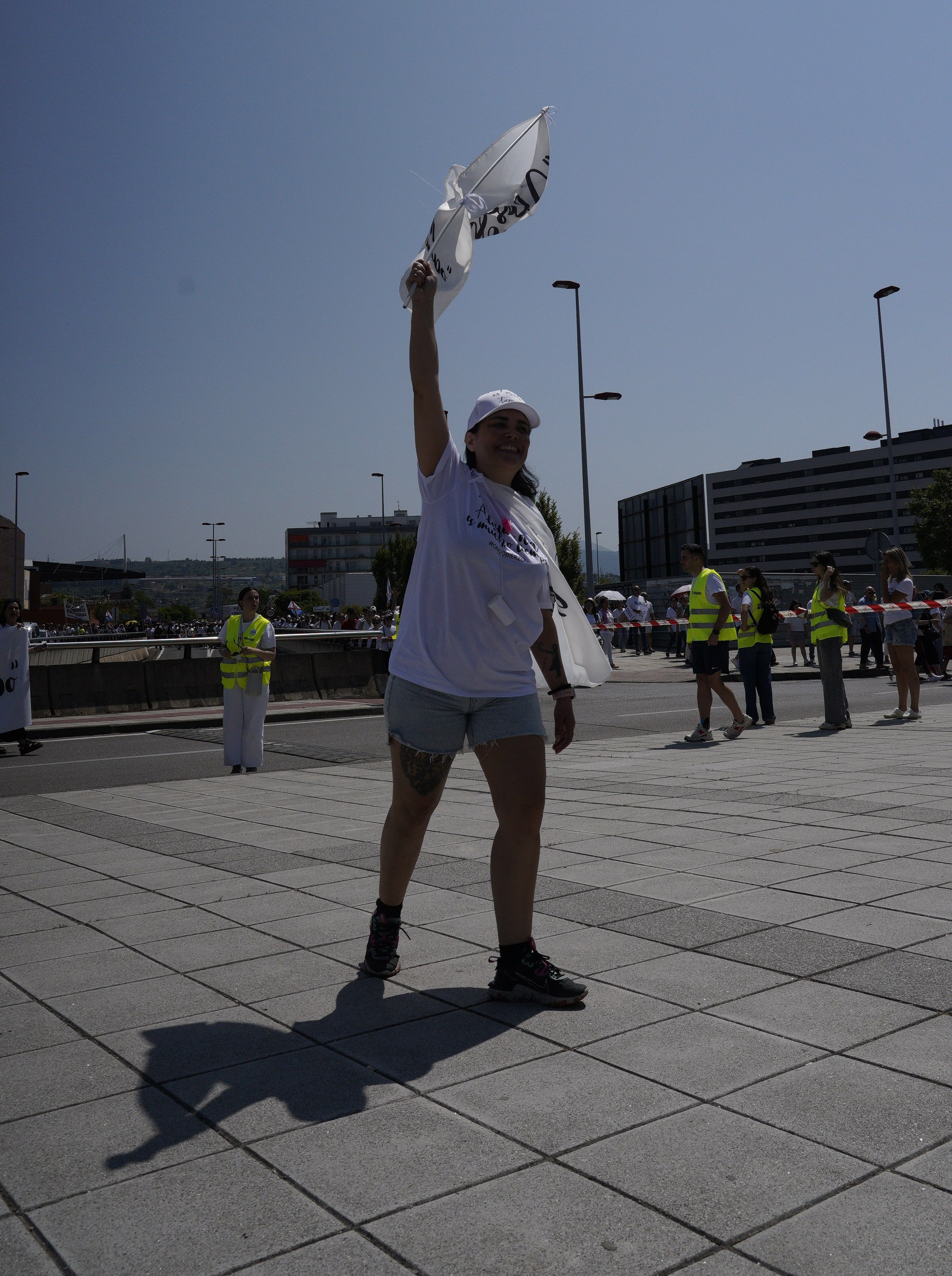 Protesta por las calles de Ponferrada de este domingo. | CÉSAR SÁNCHEZ (ICAL) Protesta por las calles de Ponferrada de este domingo. | CÉSAR SÁNCHEZ (ICAL)