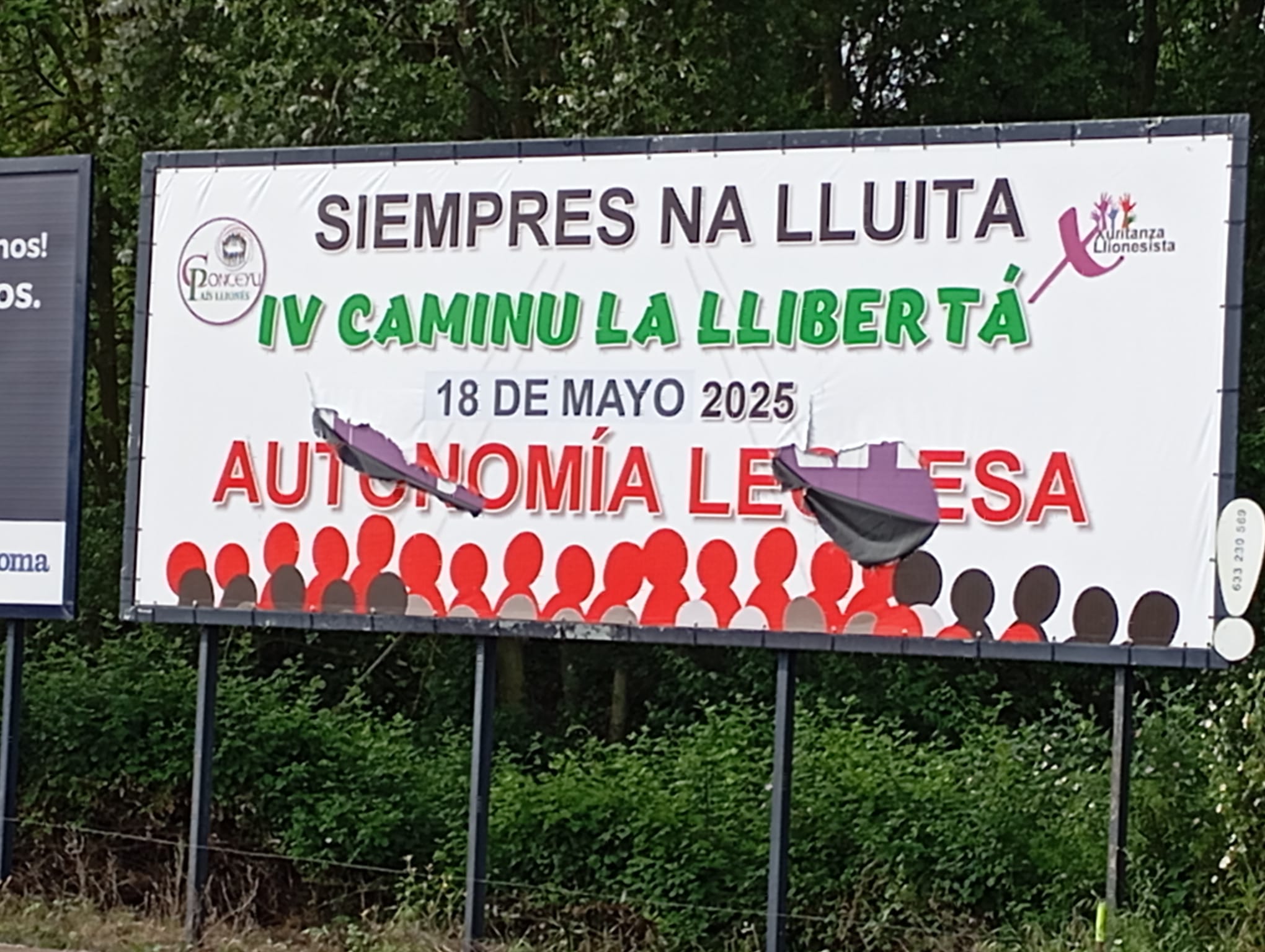 Imagen del ataque en las vallas. |L.N.C