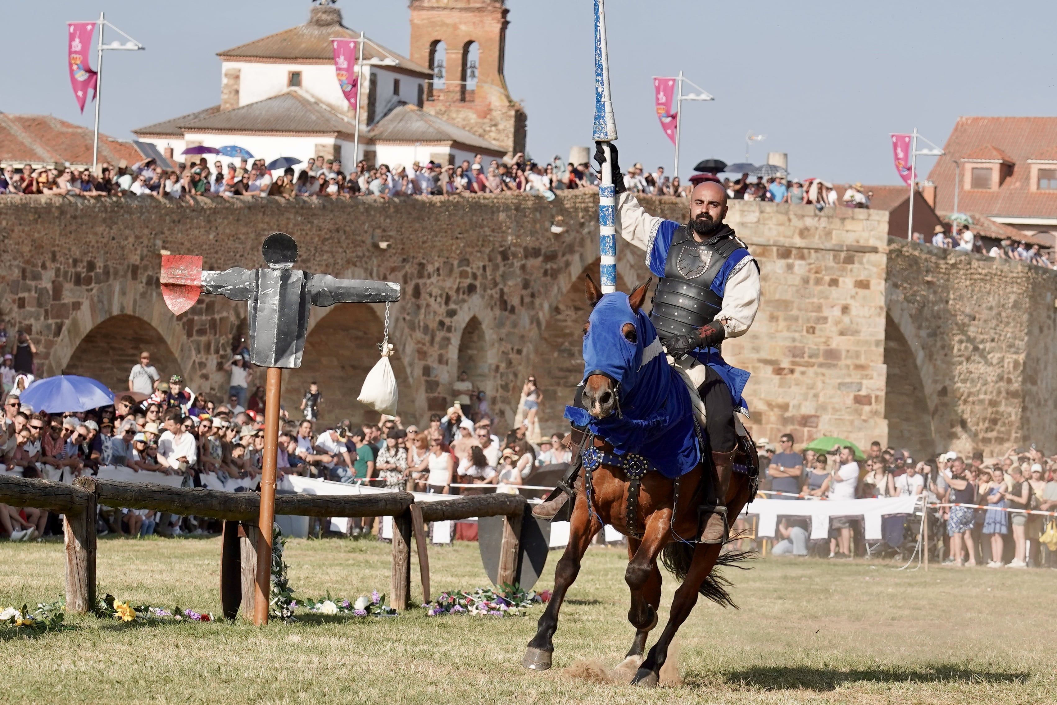 Recreación de las Justas Medievales este domingo. | CAMPILLO (ICAL)