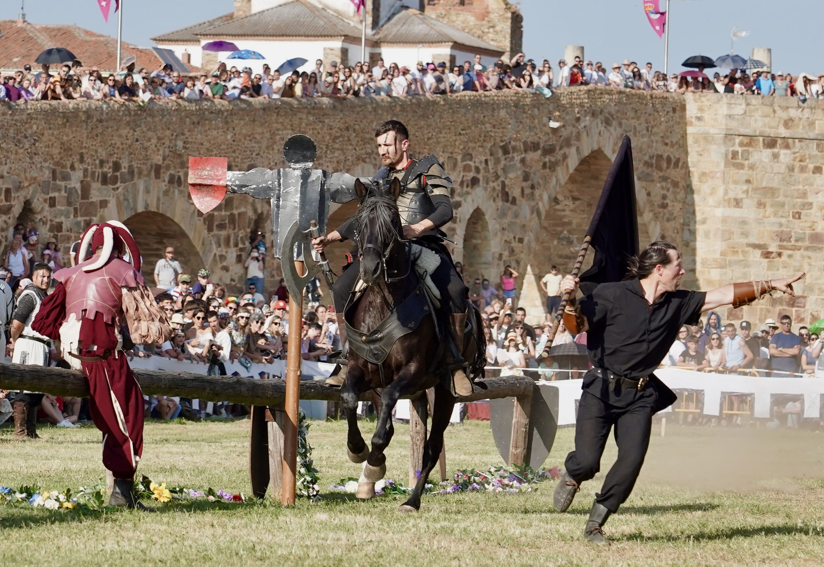 Recreación de las Justas Medievales este domingo. | CAMPILLO (ICAL)