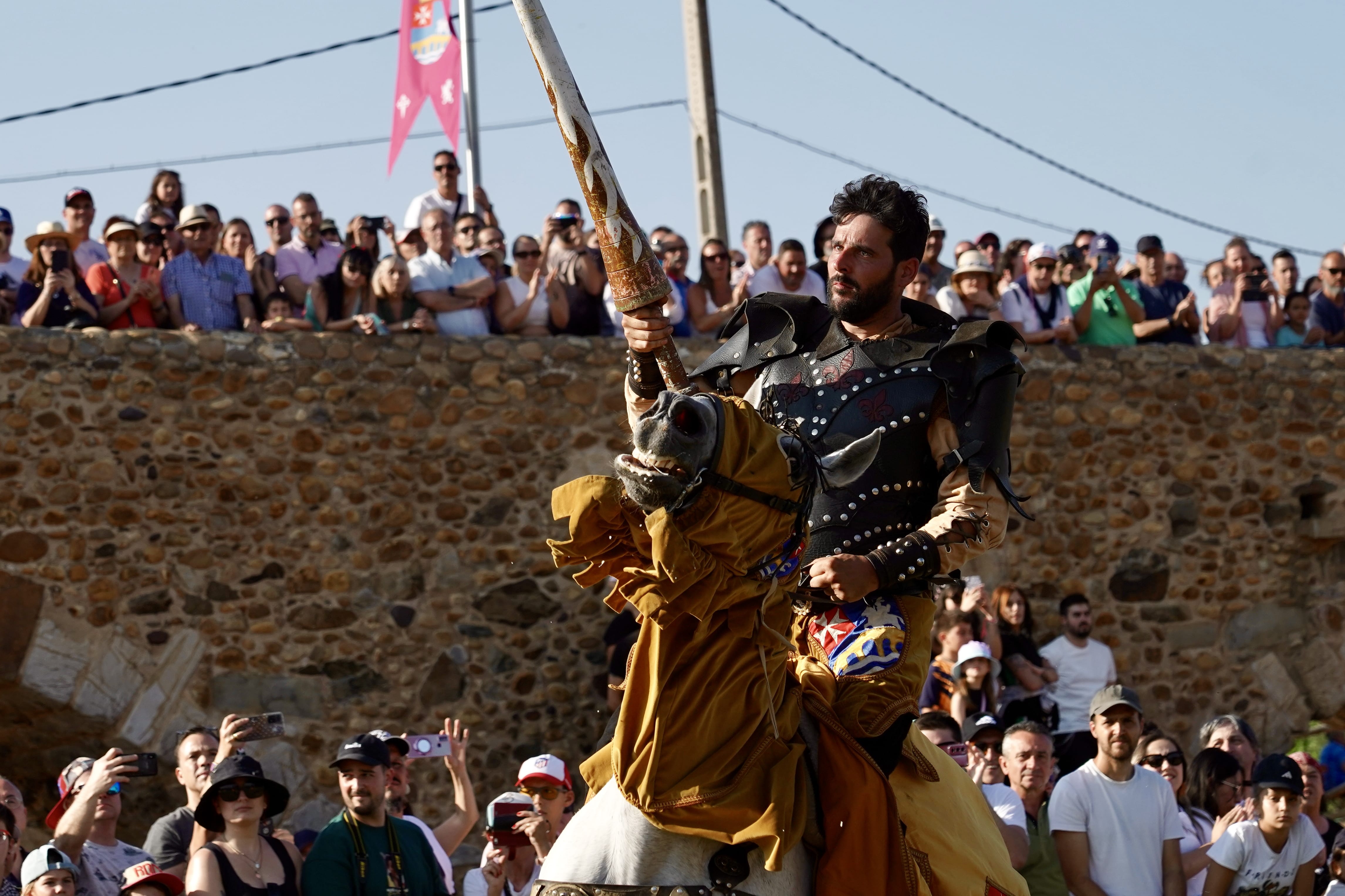 Recreación de las Justas Medievales este domingo. | CAMPILLO (ICAL)