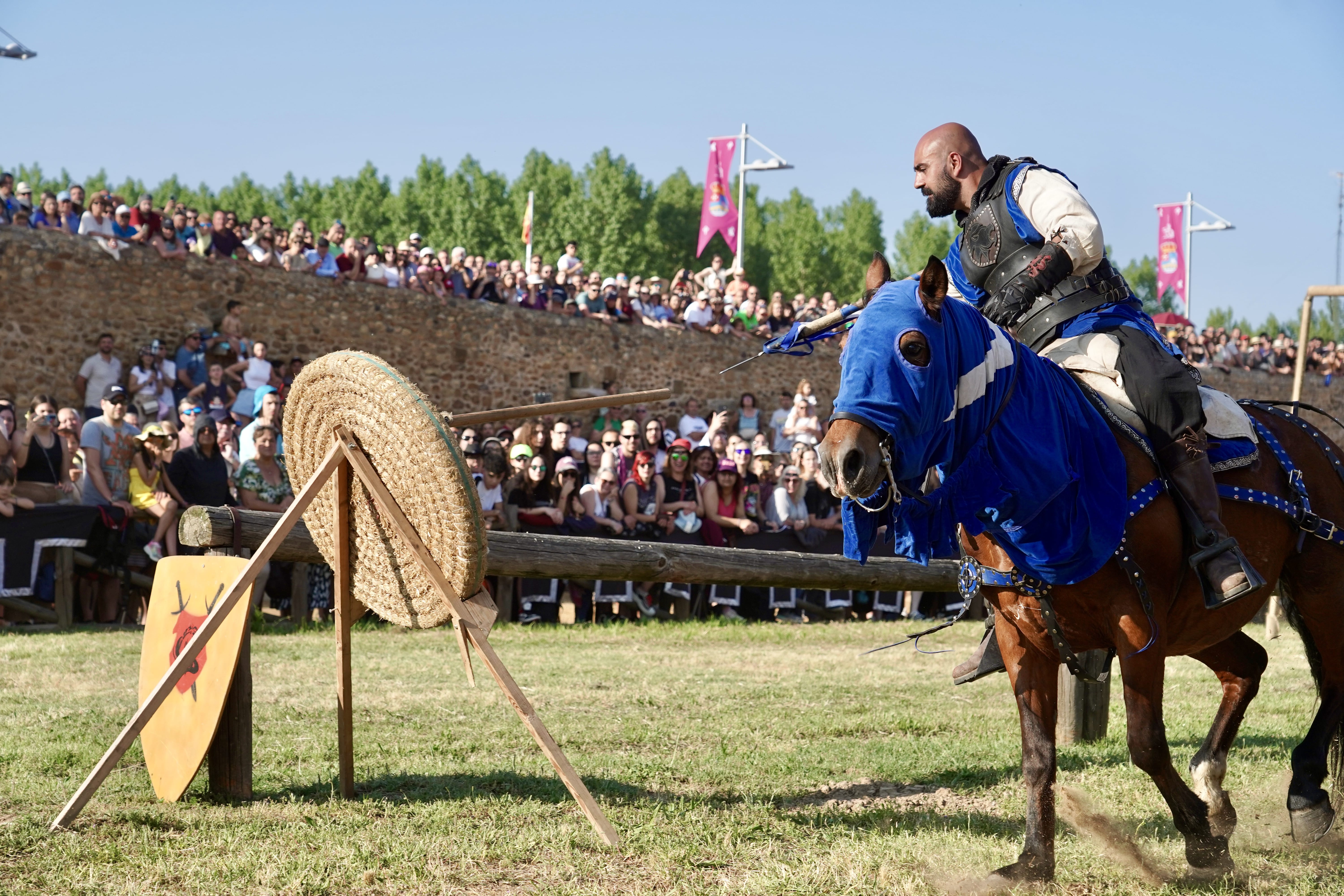 Recreación de las Justas Medievales este domingo. | CAMPILLO (ICAL)