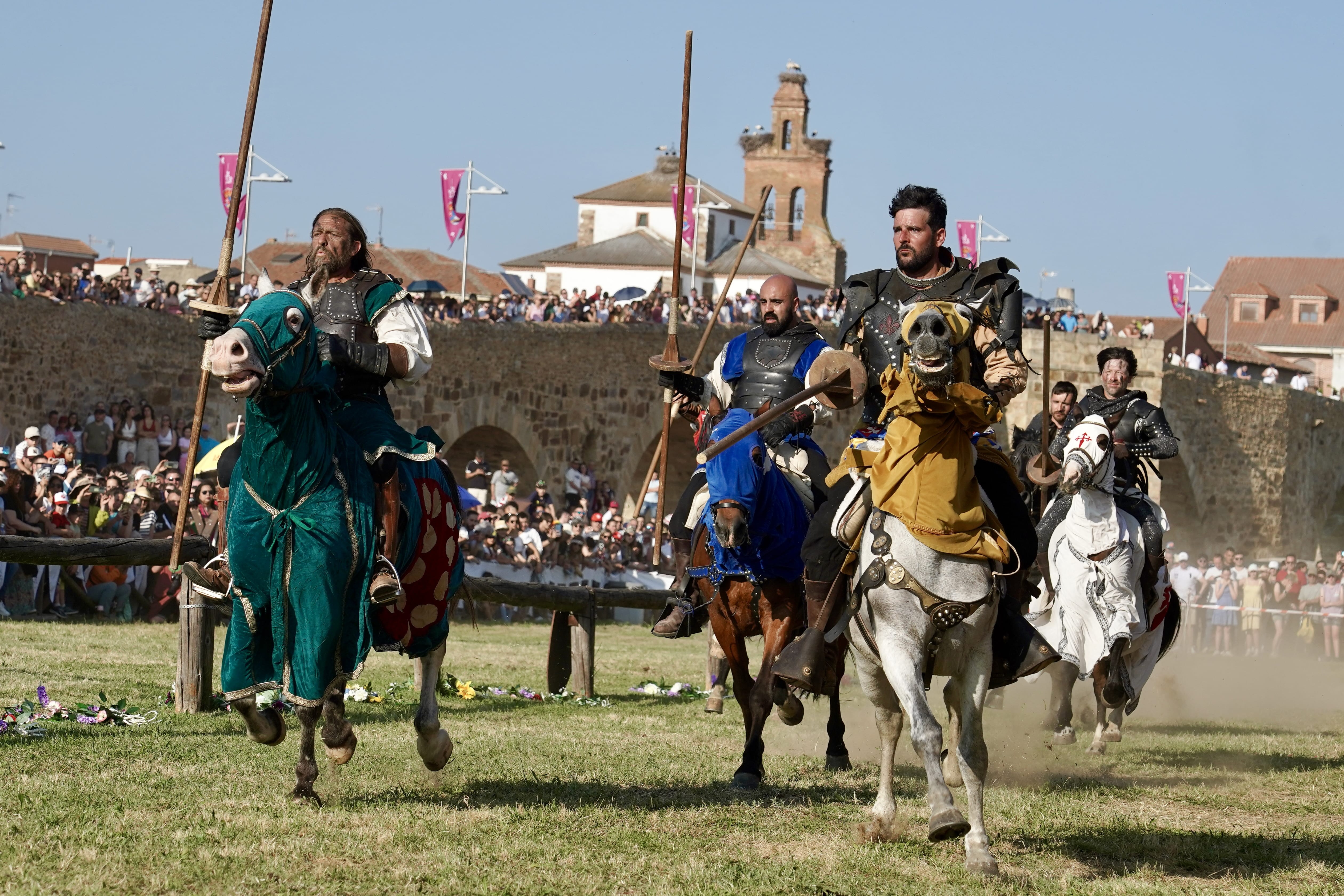 Recreación de las Justas Medievales este domingo. | CAMPILLO (ICAL)