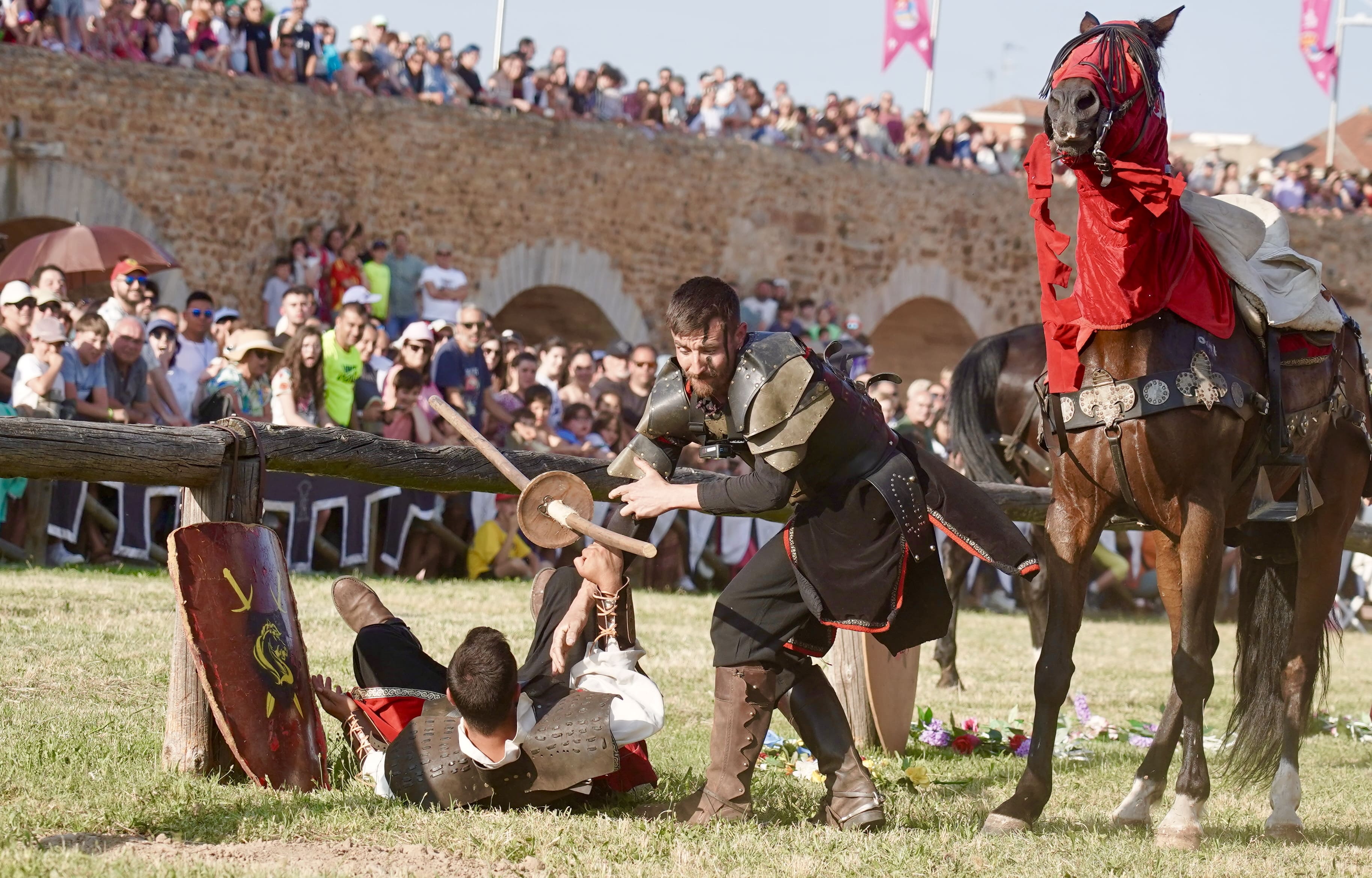 Recreación de las Justas Medievales este domingo. | CAMPILLO (ICAL)