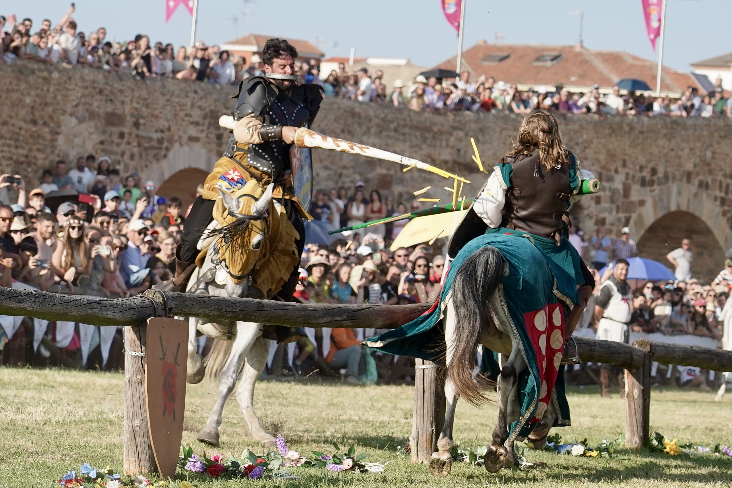 Recreación de las Justas Medievales este domingo. | CAMPILLO (ICAL)