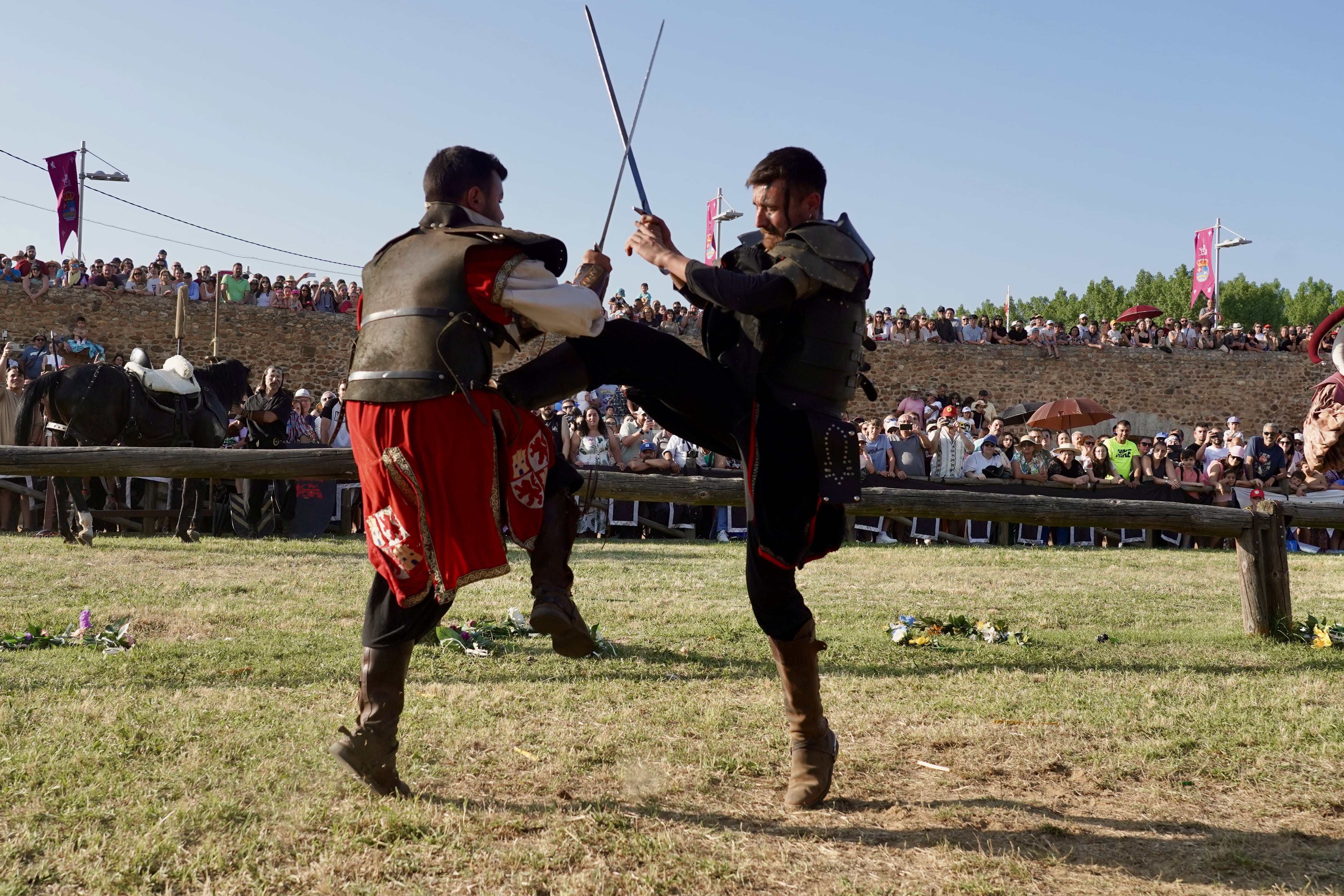 Recreación de las Justas Medievales este domingo. | CAMPILLO (ICAL)