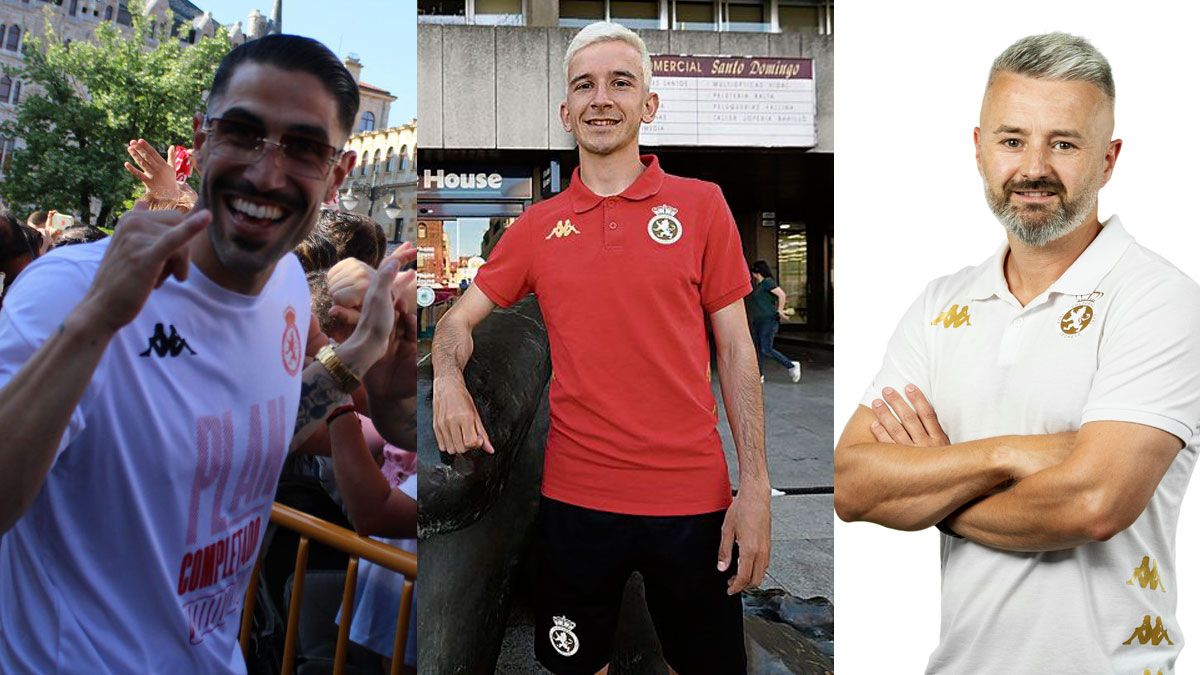 Víctor Ruiz, Luis Chacón y Madurga, los tres que la Cultural ya ha hecho oficial que no siguen. | CYD