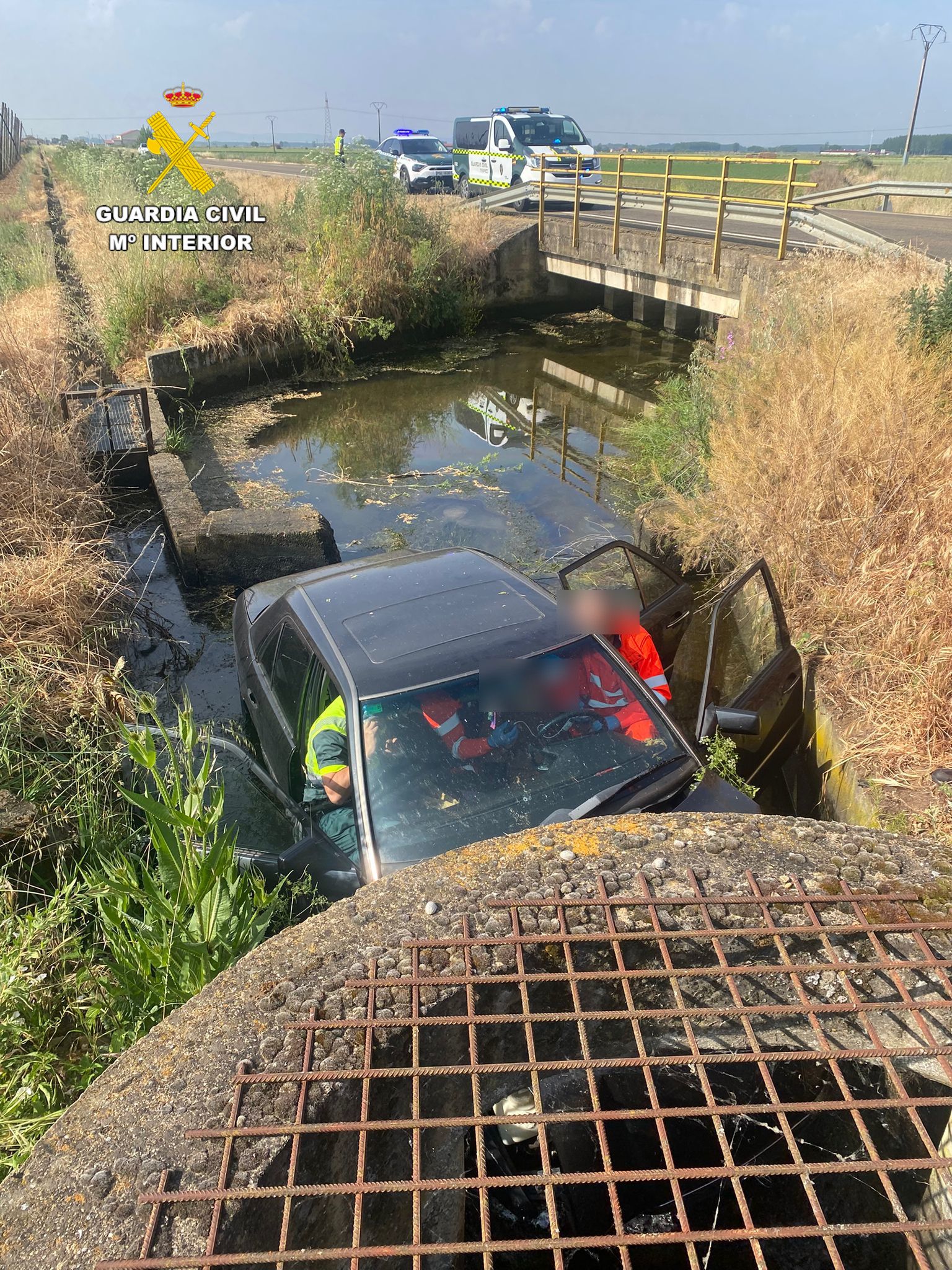 Imagen del accidente. | GUARDIA CIVIL