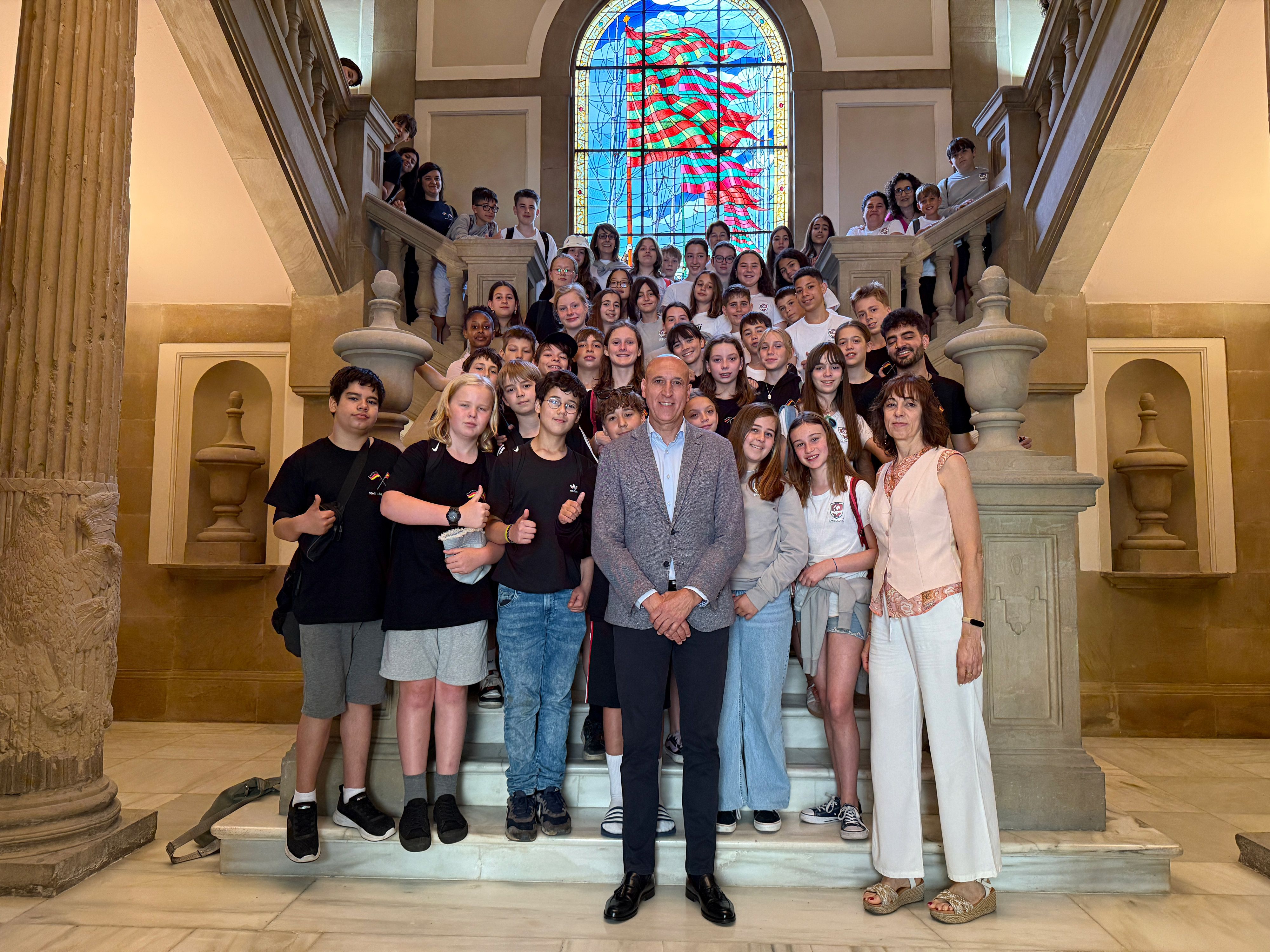 Le n Da La Bienvenida A Los Alumnos Alemanes Del San Claudio Le n Da La Bienvenida A Los Alumnos Alemanes Del San Claudio