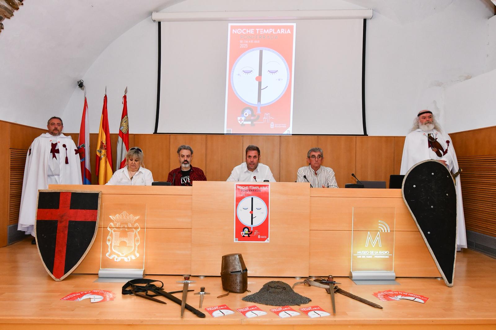 Presentación de las actividades de la Noche templaria.