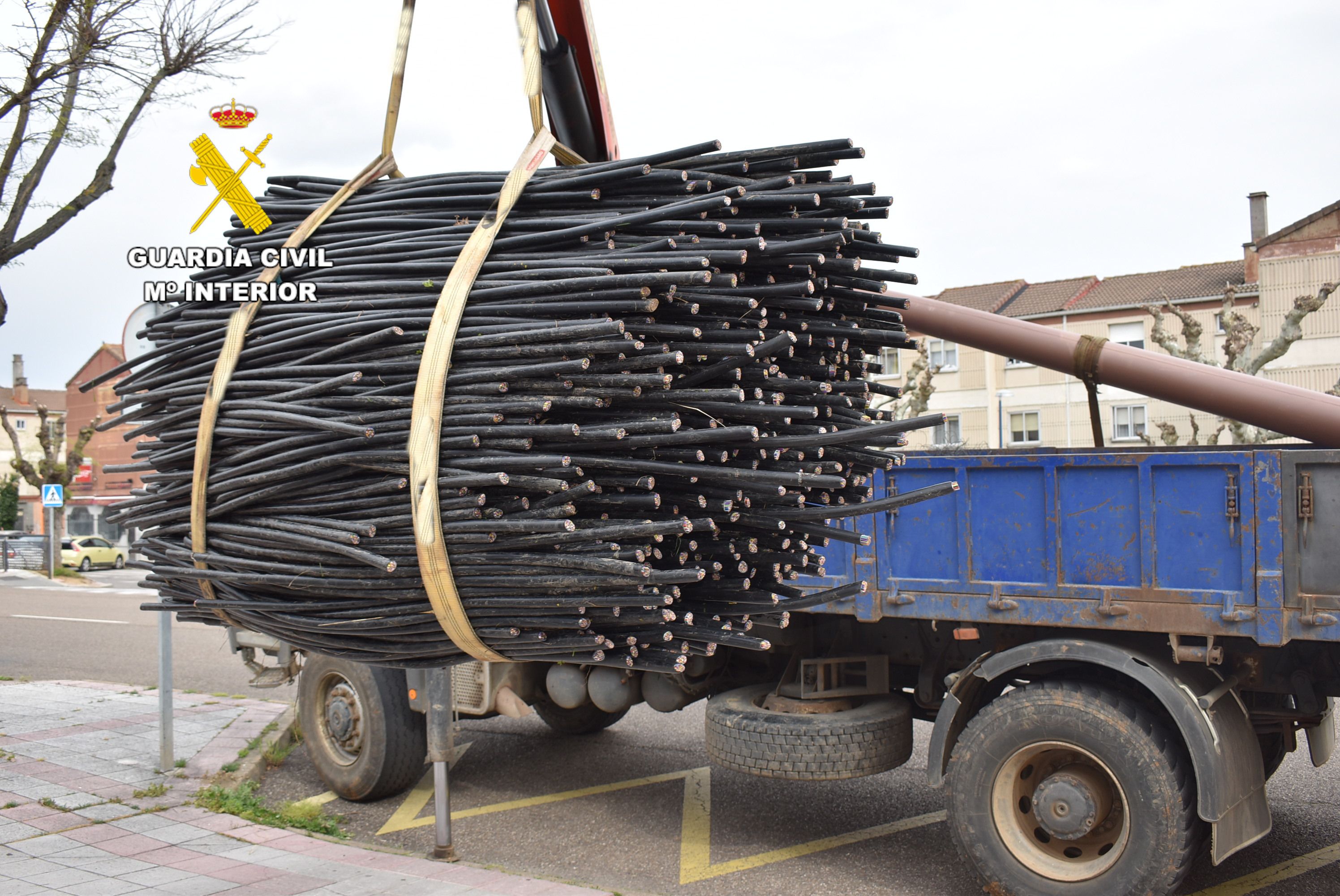 Cobre recuperado por la Guardia Civil. | GUARDIA CIVIL