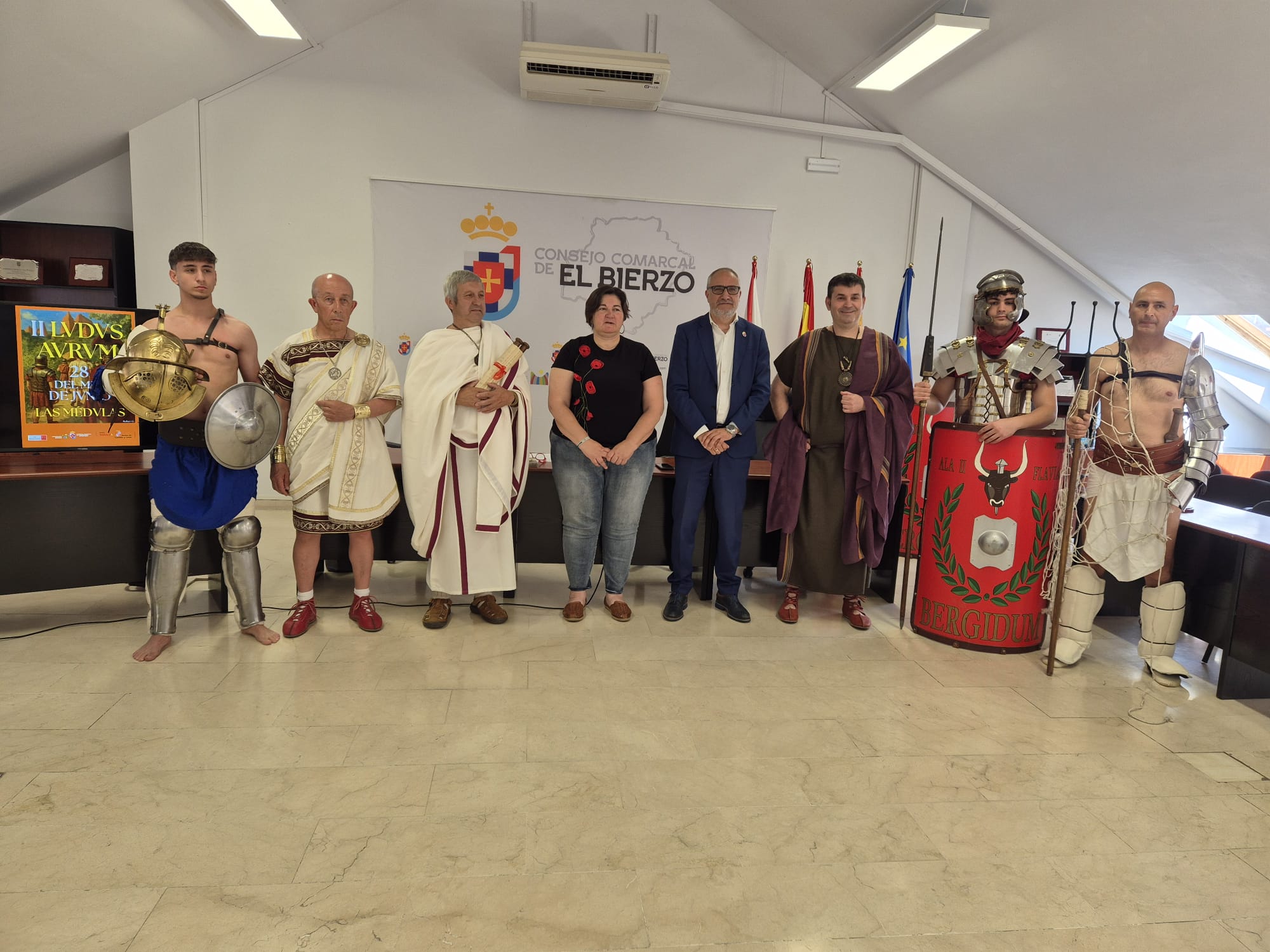 Presentación de la actividad en el Consejo Comarcal. 