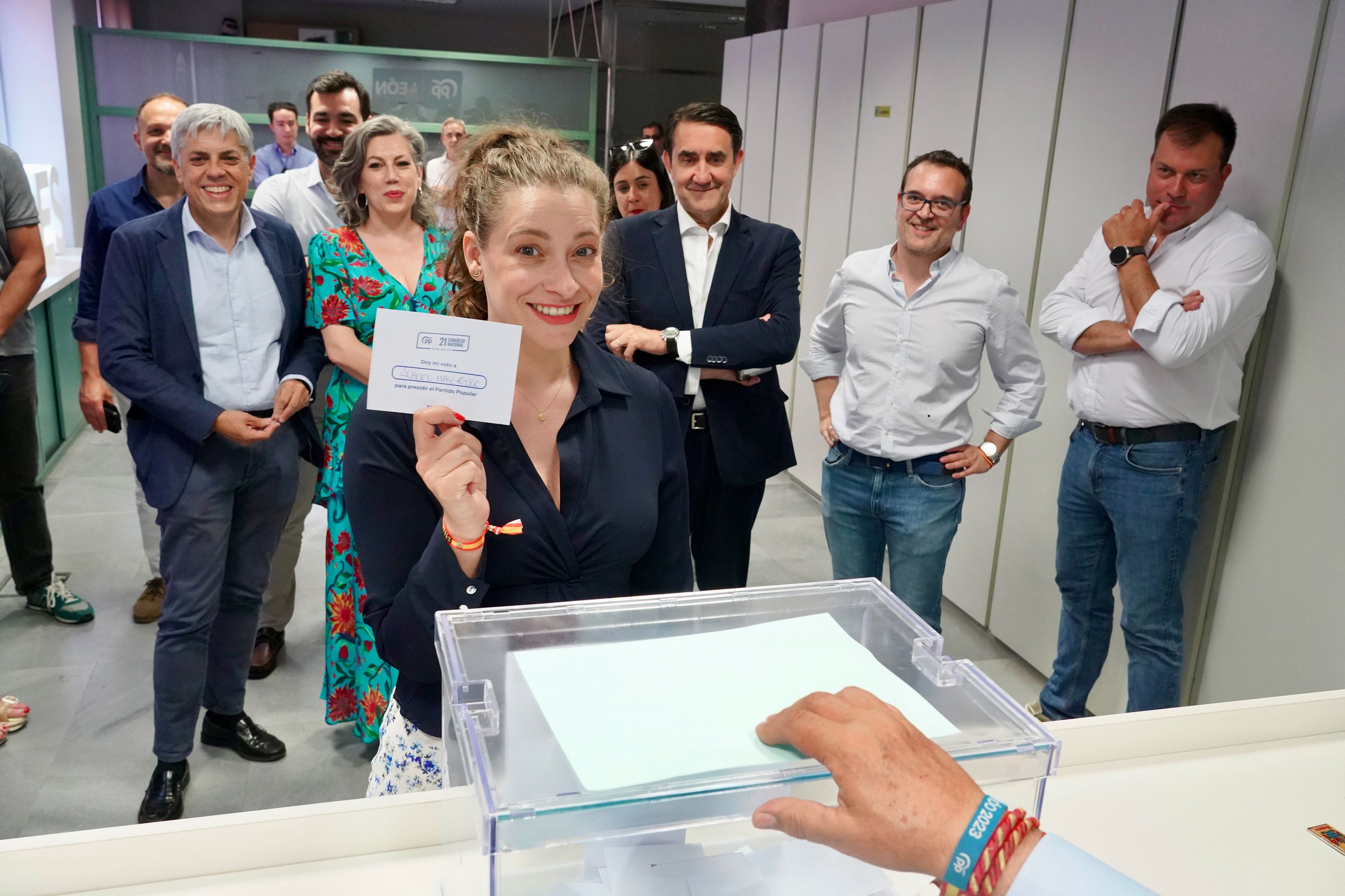 La presidenta del PP de León, Ester Muñoz. | CAMPILLO (ICAL)