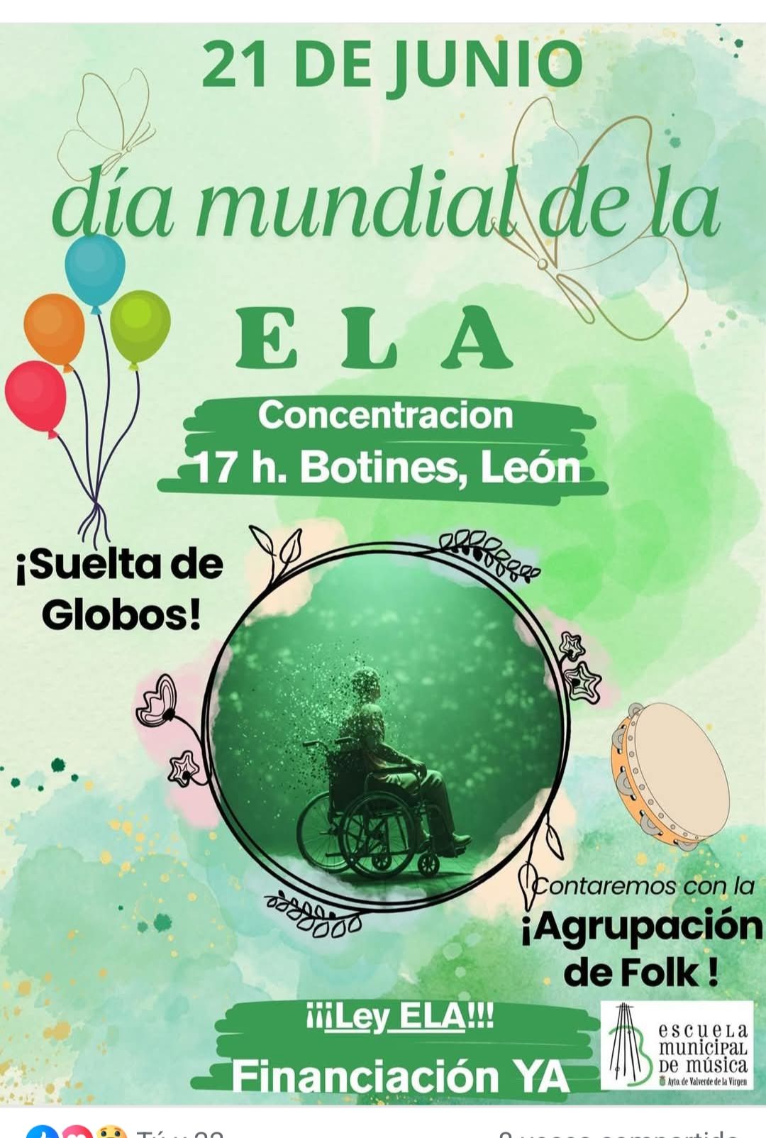 Cartel del Día Mundial del ELA | L.N.C.