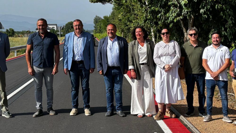 Inauguración del vial.