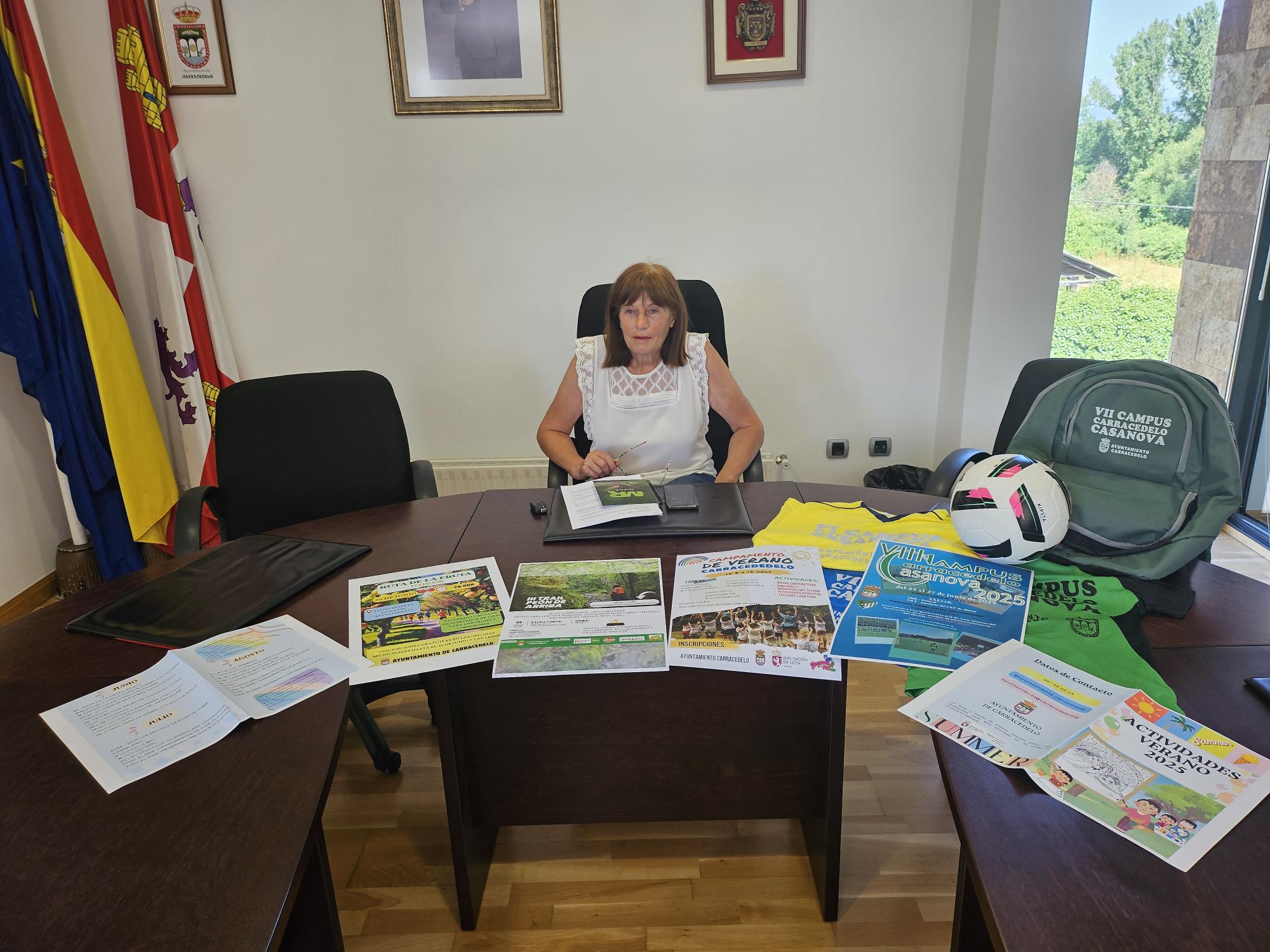 Presentación de actividades de verano en Carracedelo.