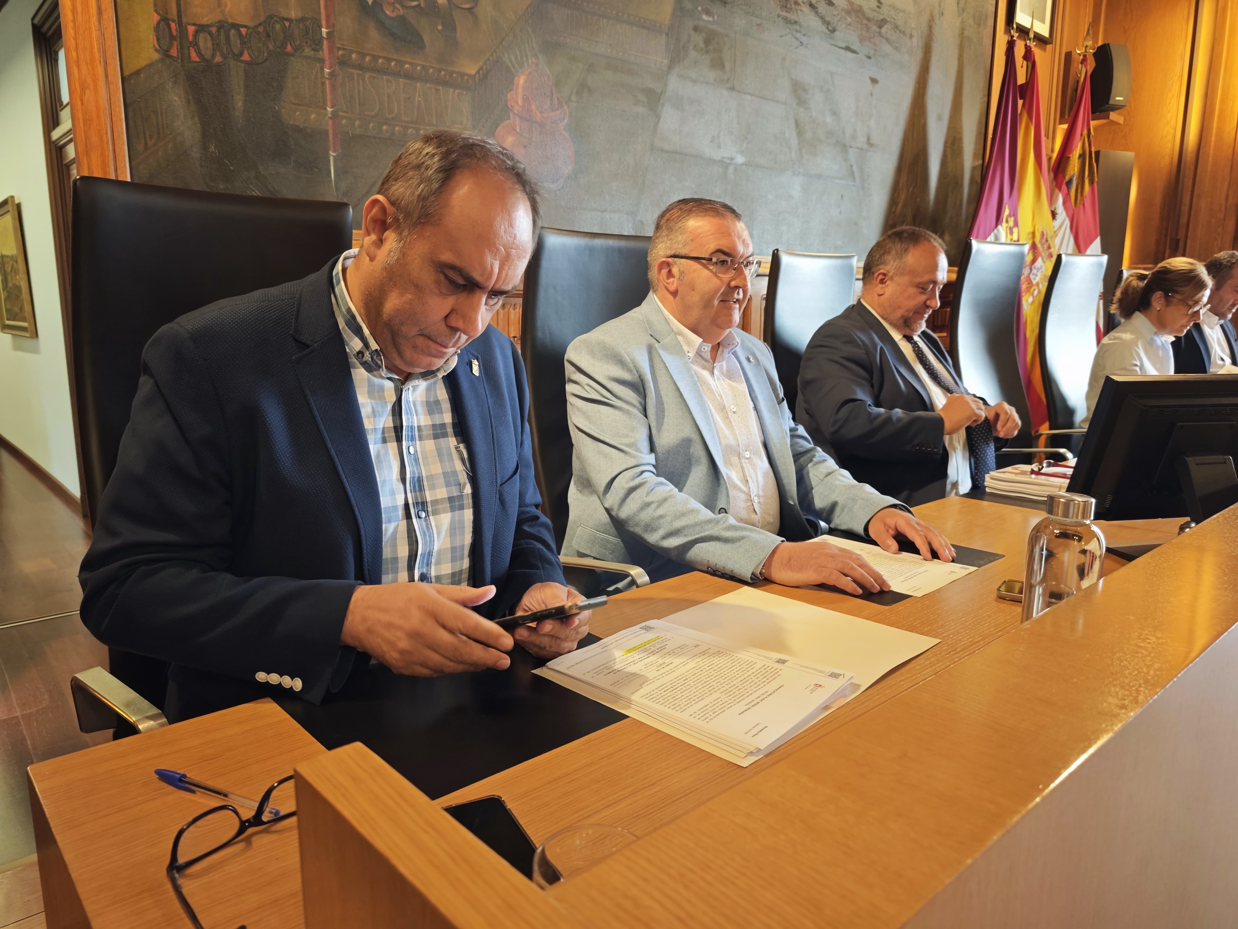 Imagen de archivo de miembros del equipo de gobierno de la Diputación de León. | L.N.C.