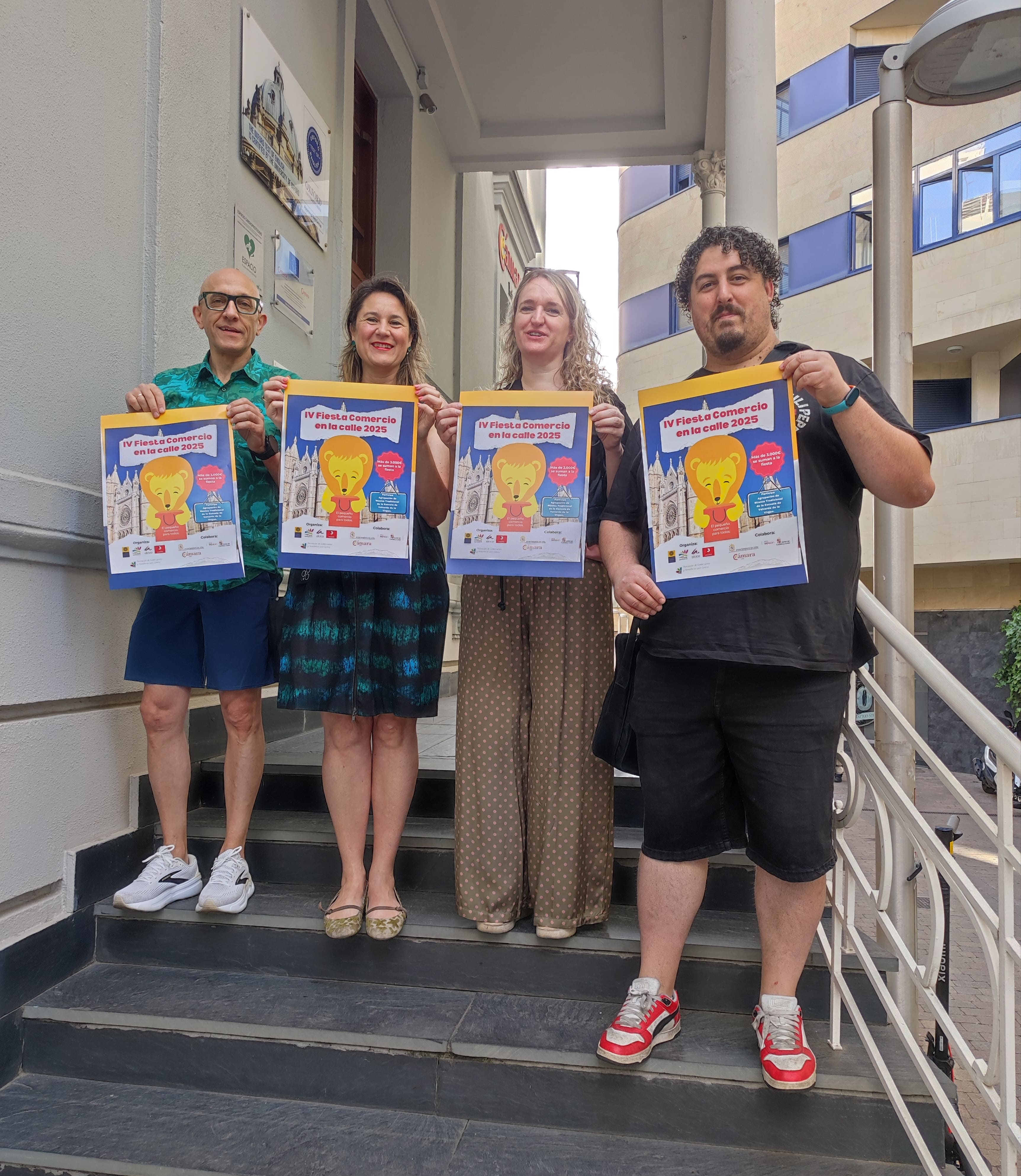 Imagen del acto de presentación de la IV Fiesta del Comercio en la Calle. |CÁMARA COMERCIO DE LEÓN|