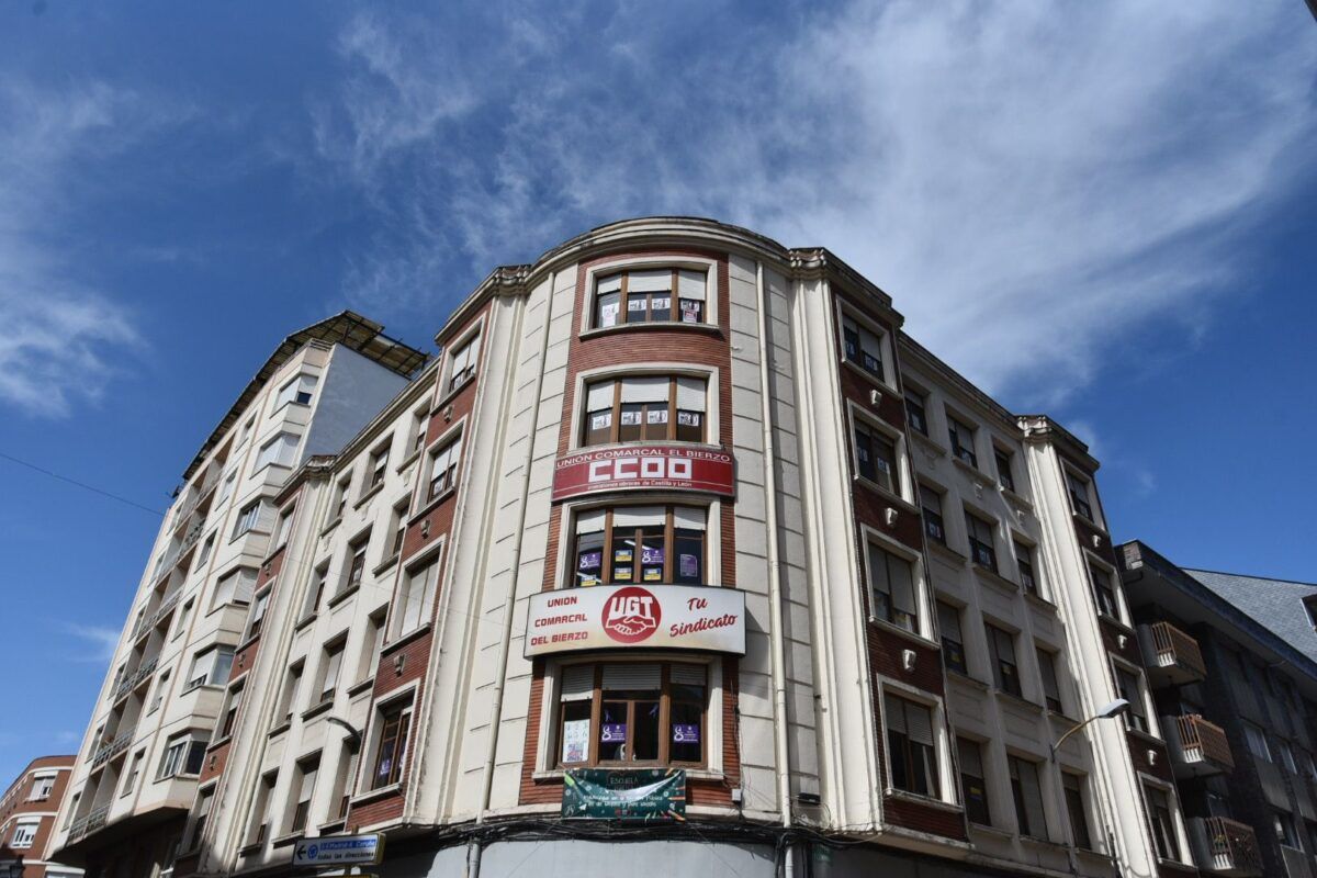 Sede de CCOO en Ponferrada.