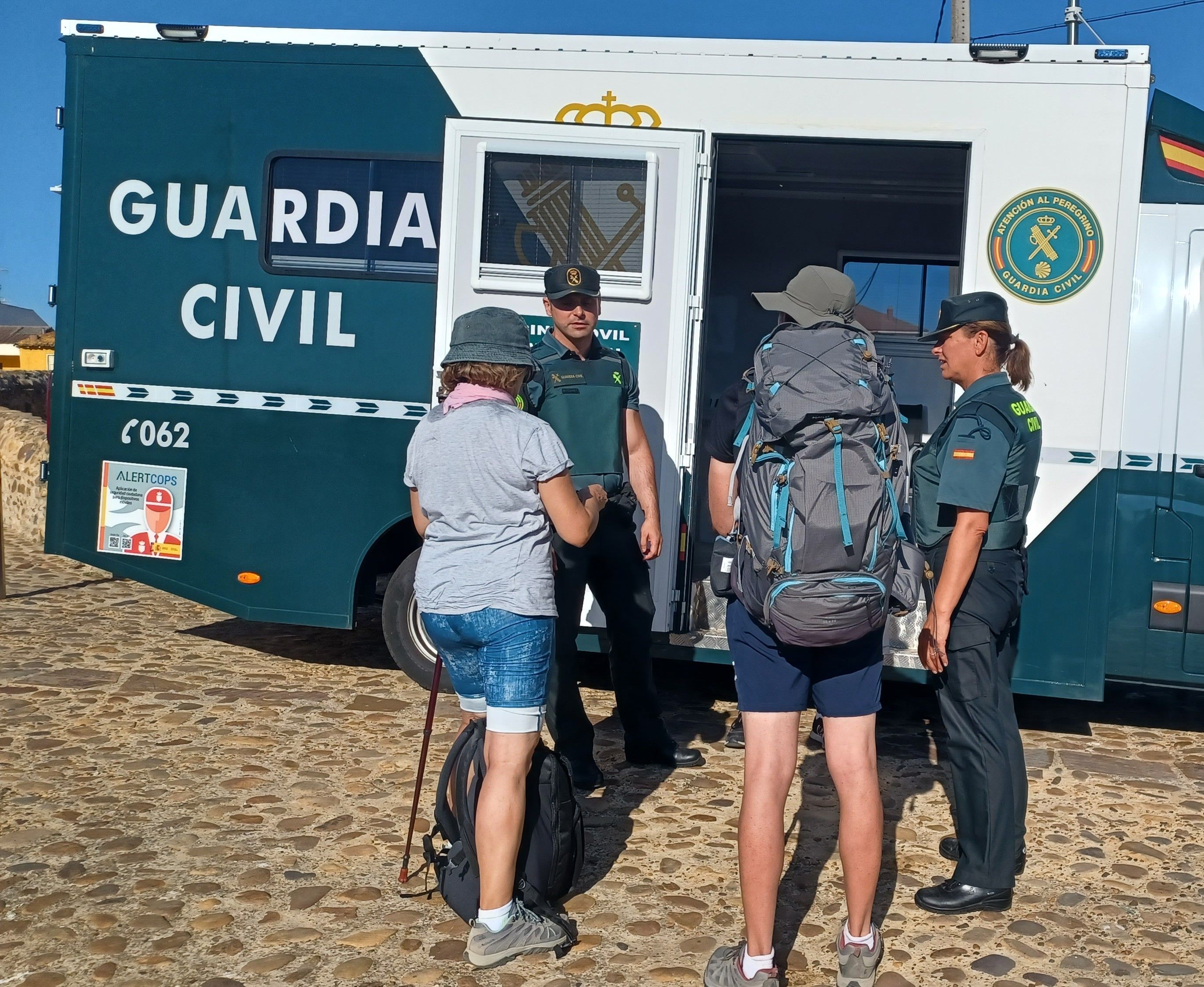 Rescate de peregrinos en el Camino de Santiago.