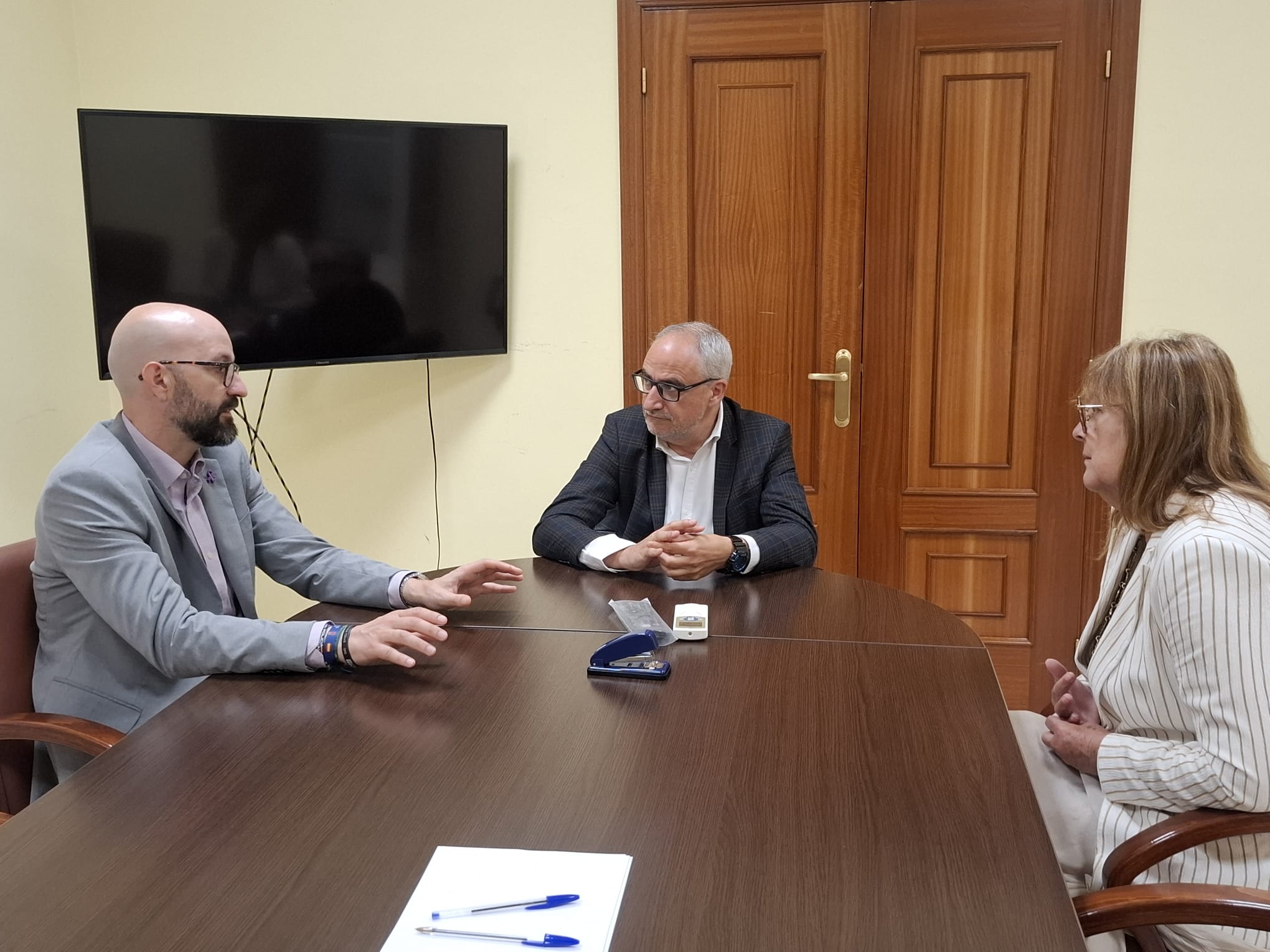 Visita del subdelegado al Consejo Comarcal. 