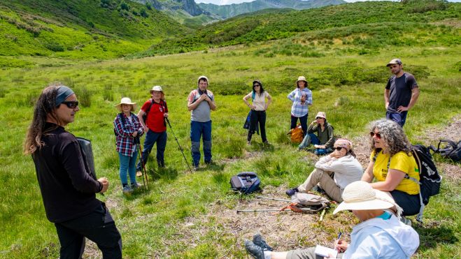 12 Explicando las turberas a la vuelta