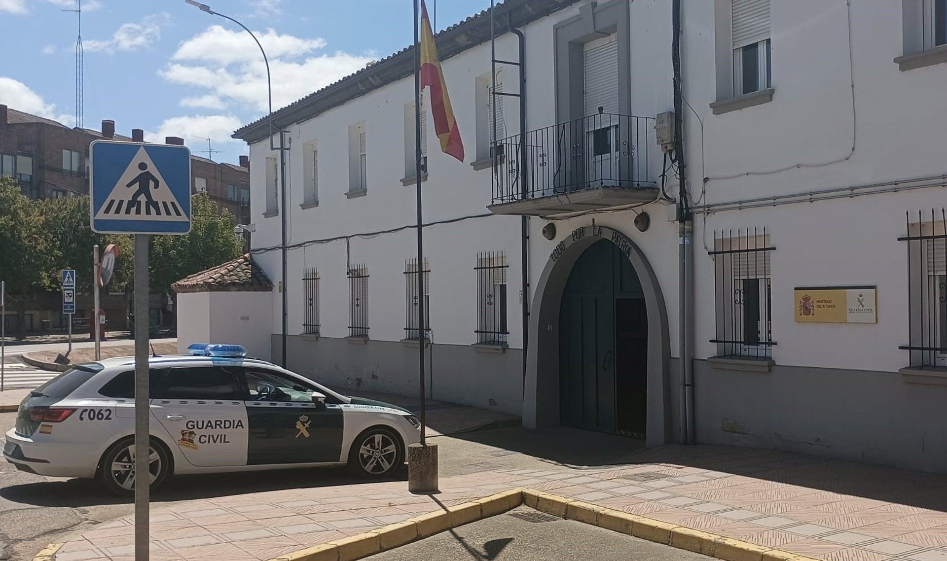 Puesto de la Guardia Civil en Valencia de Don Juan (León). | L.N.C.