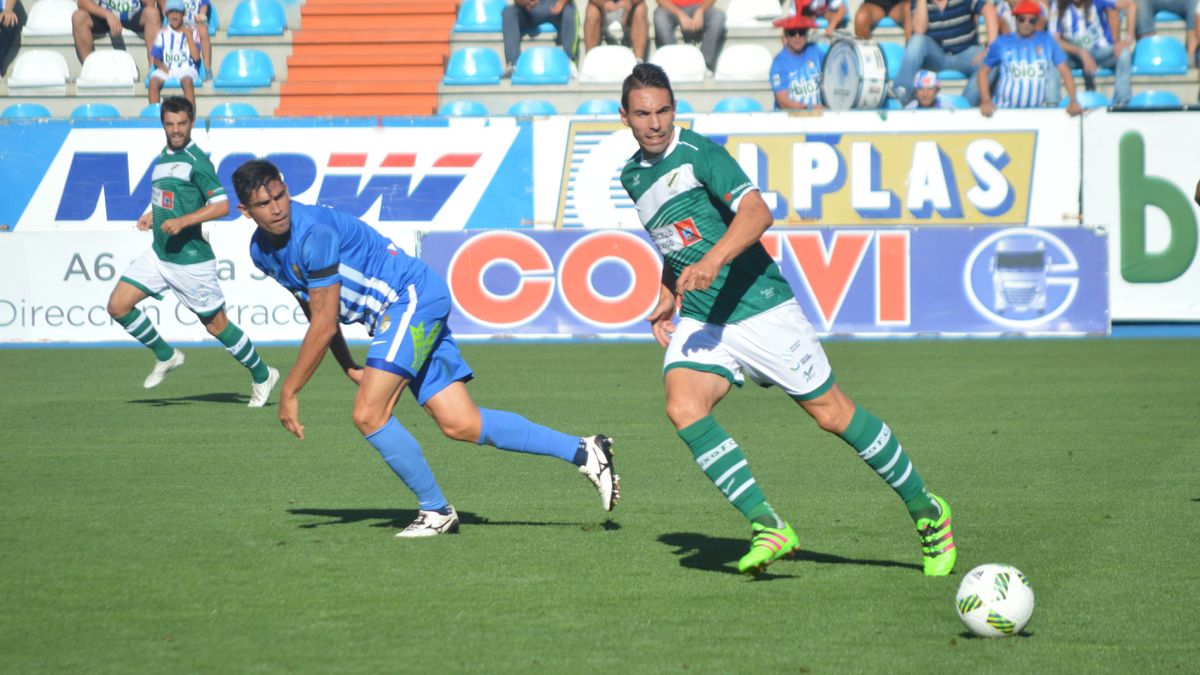 Xisco Campos, durante un partido con el Nàstic.