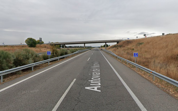 Punto kilométrico de la A-6 donde ha tenido lugar el accidente. | GOOGLE MAPS