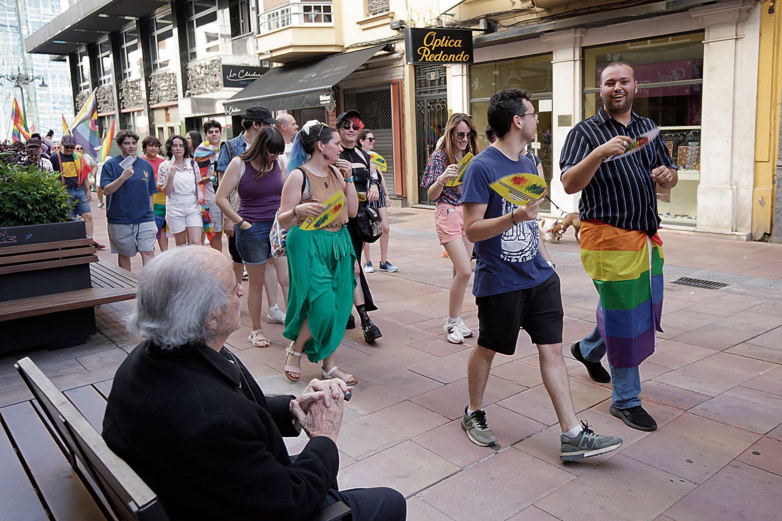 Una celebración del Orgullo en León.