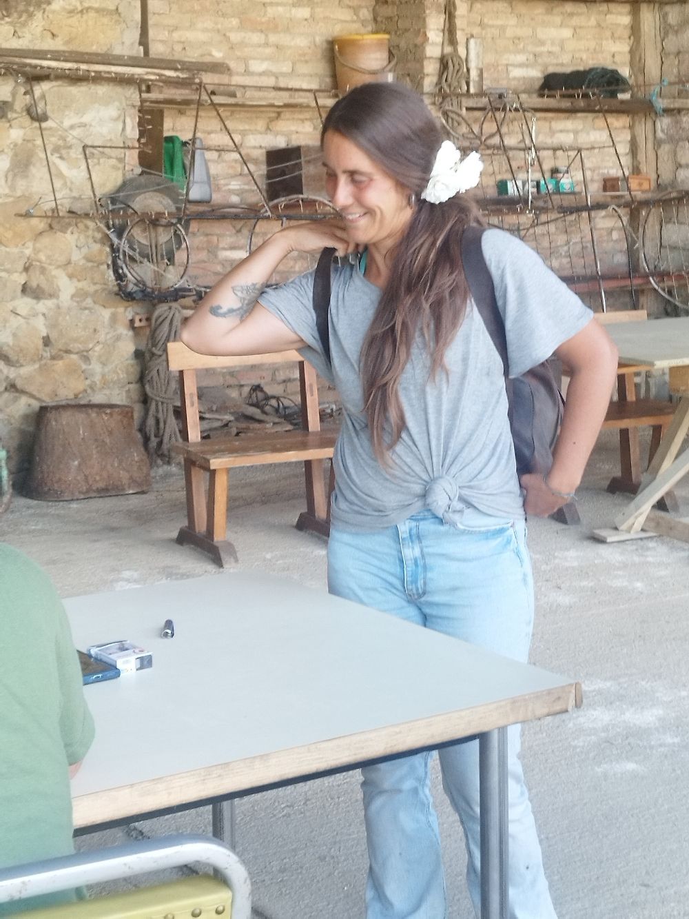 Bárbara en la jornada de descanso que el viernes disfrutaron en el Valle de las Casas Bárbara en la jornada de descanso que el viernes disfrutaron en el Valle de las Casas