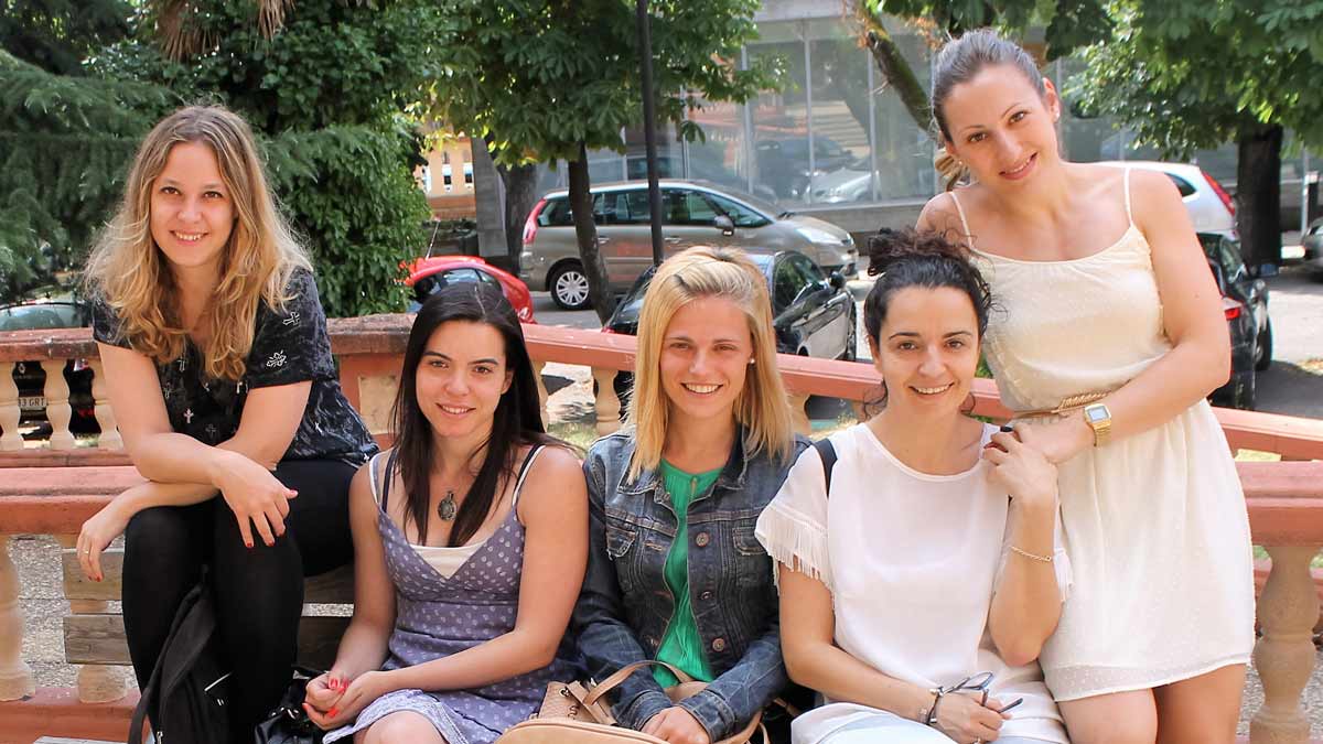Silvia, Alicia, María, Cristina y Edén son algunas de las usuarias de la Casa del Estudiante de la ULE. | ULE