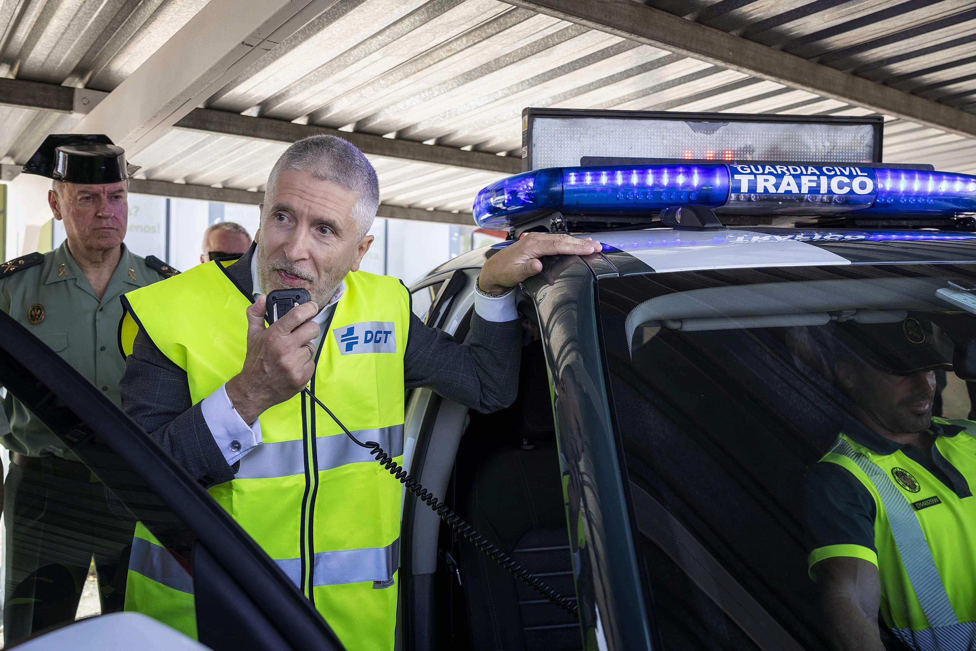 El ministro del Interior, Fernando Grande-Marlaska, durante la presentación en Madrid. | DGT