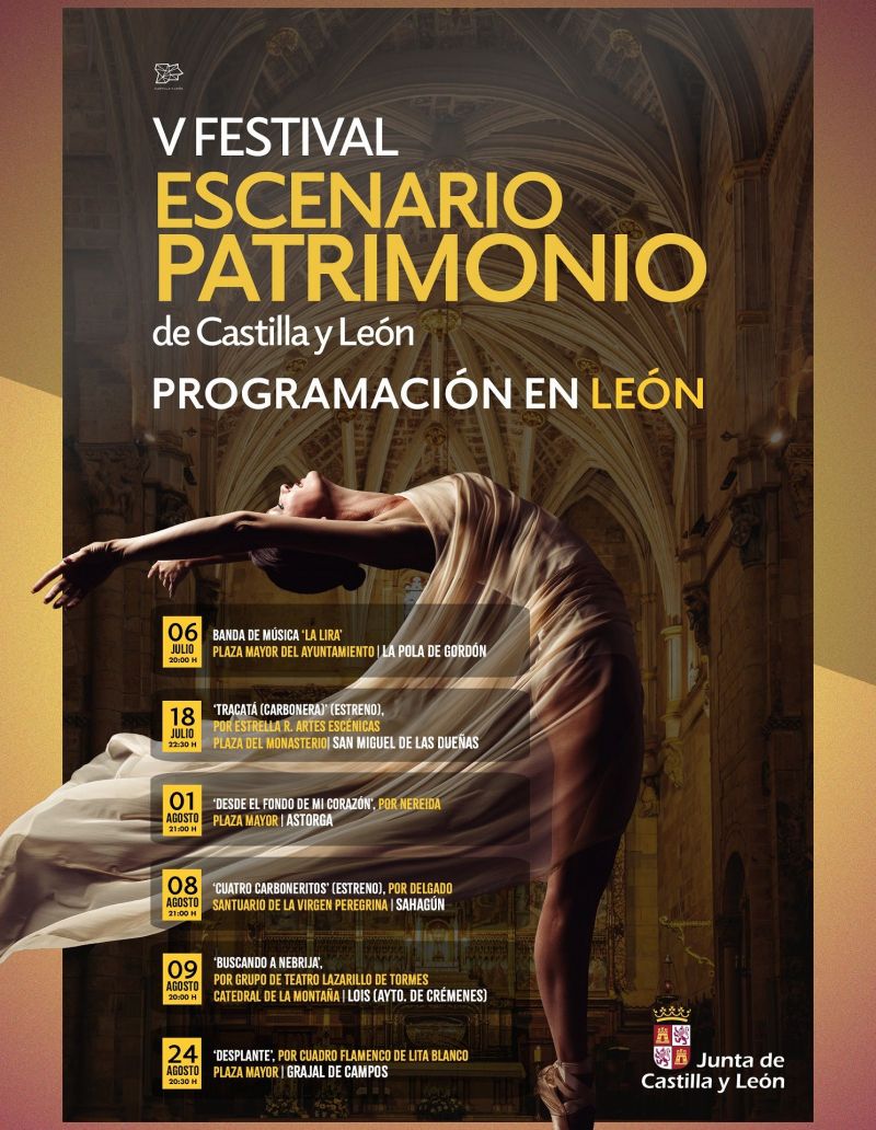 CARTEL ESCENARIO PATRIMONIO 25 LEÓN CARTEL ESCENARIO PATRIMONIO 25 LEÓN