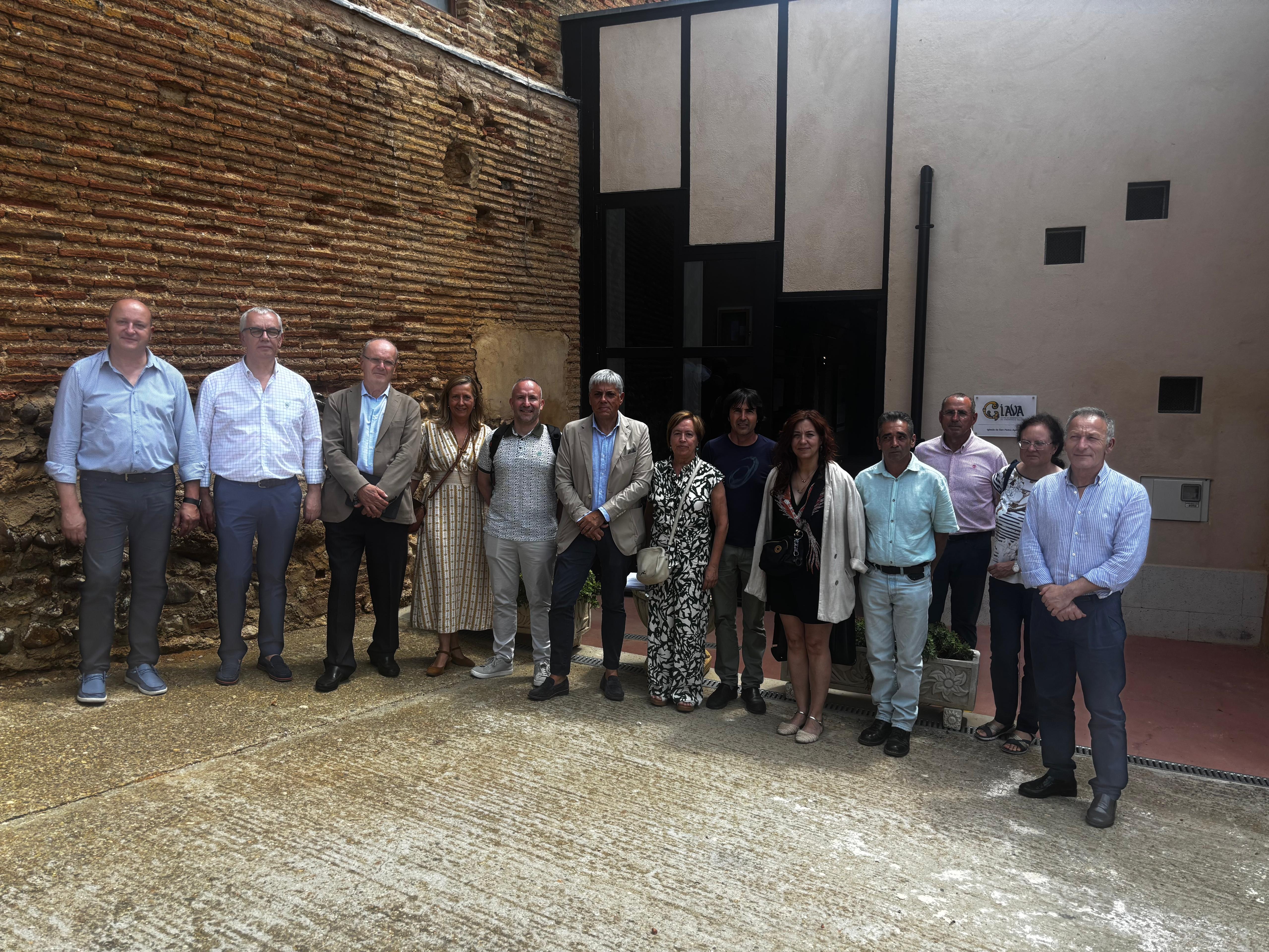 La Comisión Territorial de Patrimomio se reunió este miércoles en el Ayuntamiento de Vallecillo. | L.N.C.