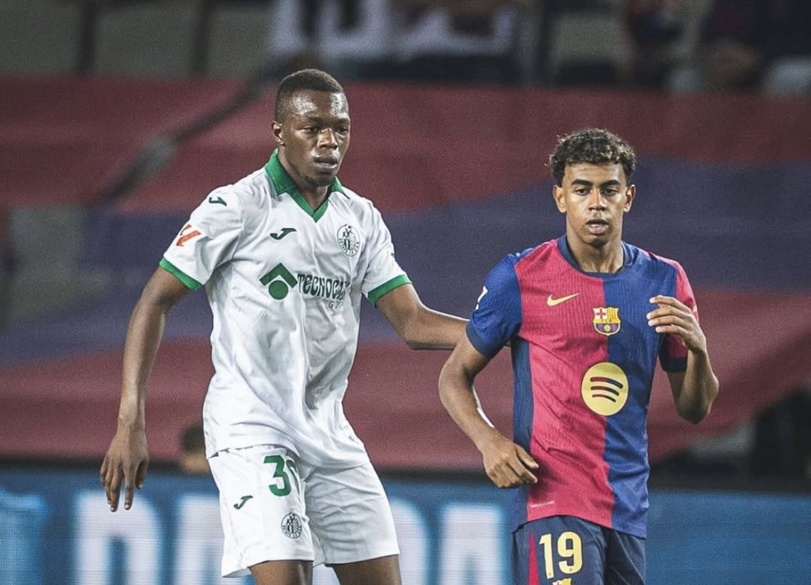 Keita en Montjuic contra el Barcelona. | @abdoulayekeita.7