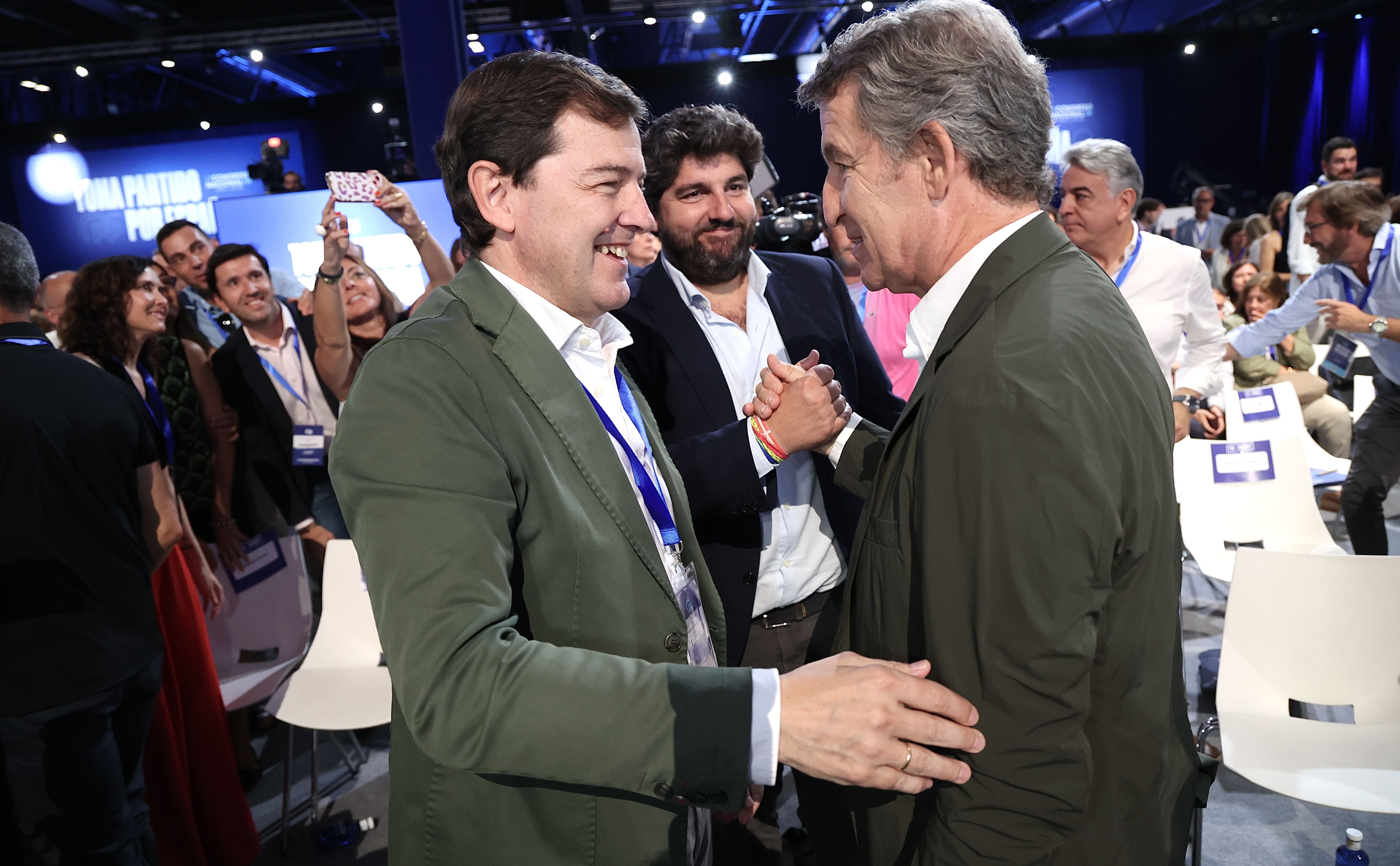 El presidente Alfonso Fernández Mañueco, asiste a la primera jornada del 21 Congreso Nacional de PP. | JUAN LÁZARO / ICAL