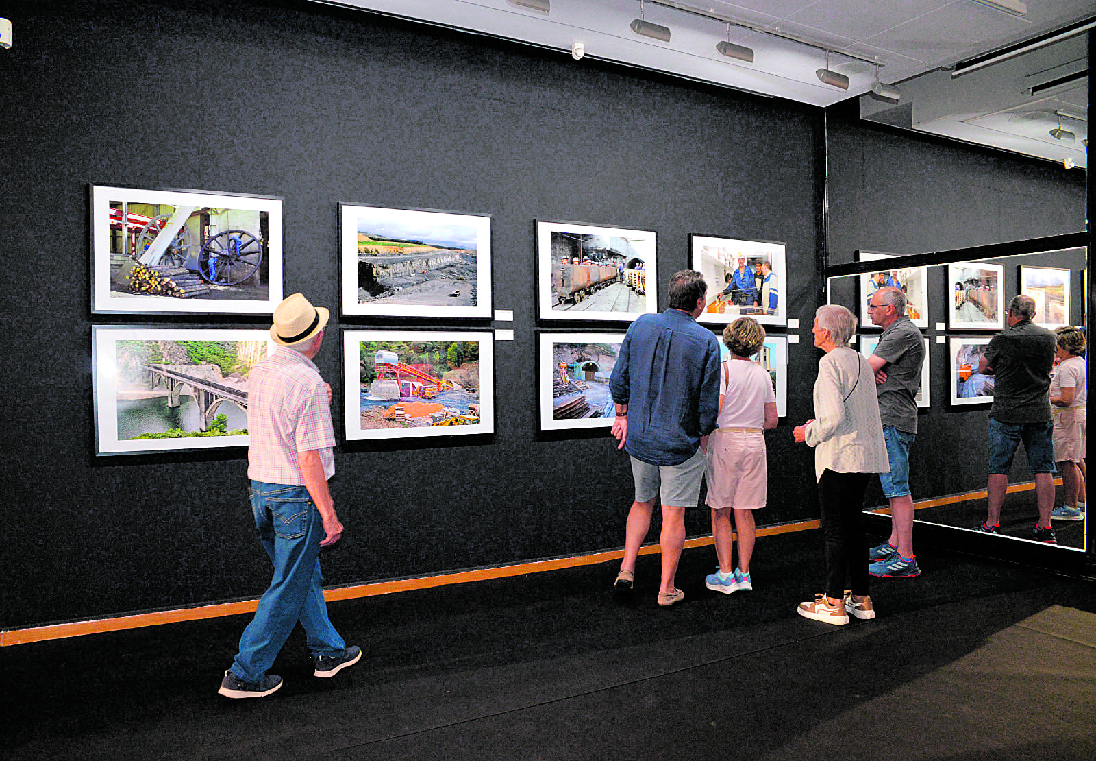 «La minería de exterior y la de interior se suman en este proyecto conjunto», explicaba el director del museo. | L.N.C.