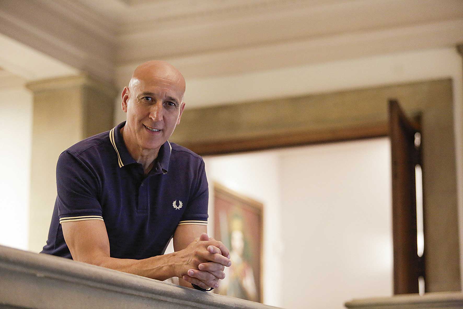 José Antonio Díez, alcalde de León, posa en el Ayuntamiento. |FERNANDO OTERO 