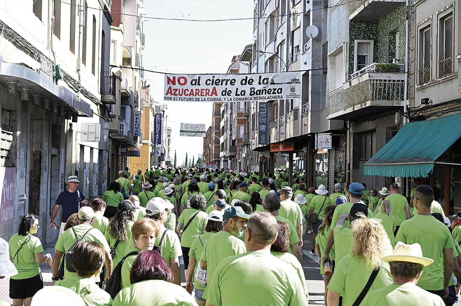 La marcha siempre tiñe de verde cada rincón de la ciudad. | SAÚL ARÉN La marcha siempre tiñe de verde cada rincón de la ciudad. | SAÚL ARÉN