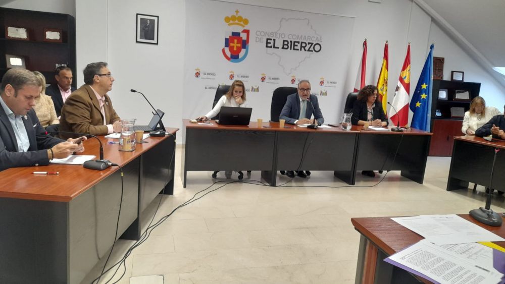 Imagen de un pleno en el Consejo Comarcal. | M.I.