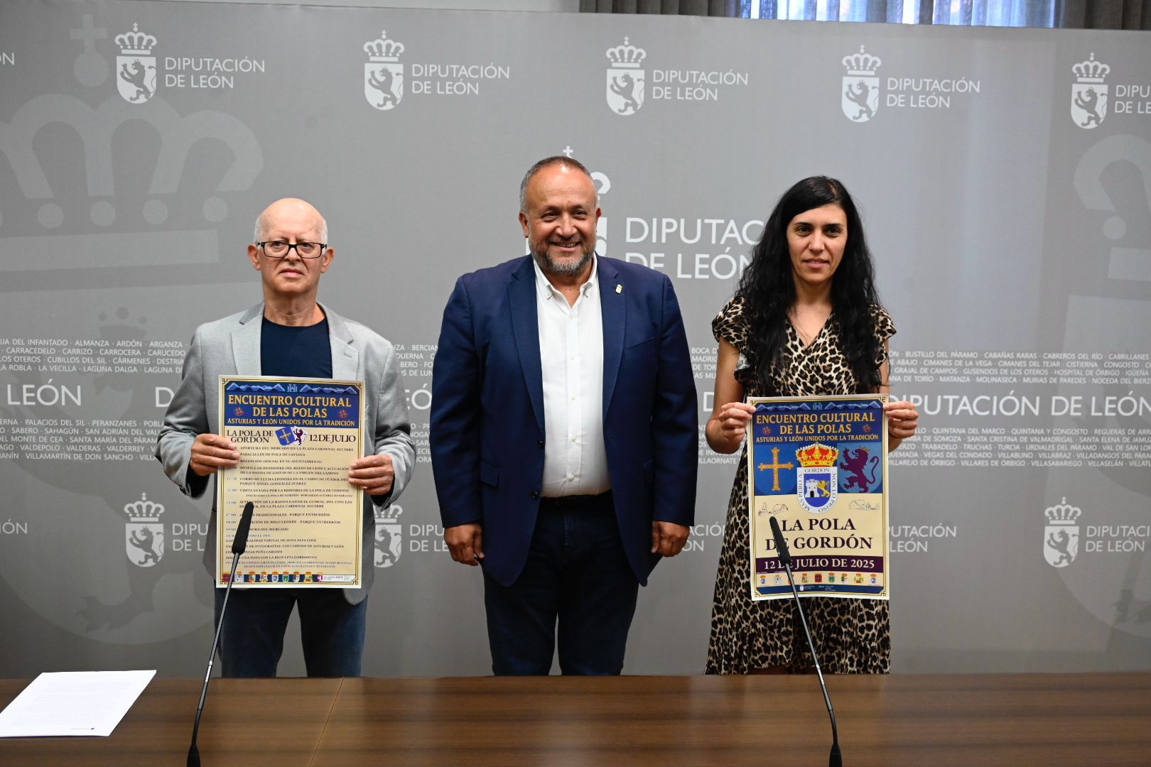 Gerardo Álvarez Courel y Antonio García Arias presentan el regreso del Encuentro de Las Polas | SAÚL ARÉN