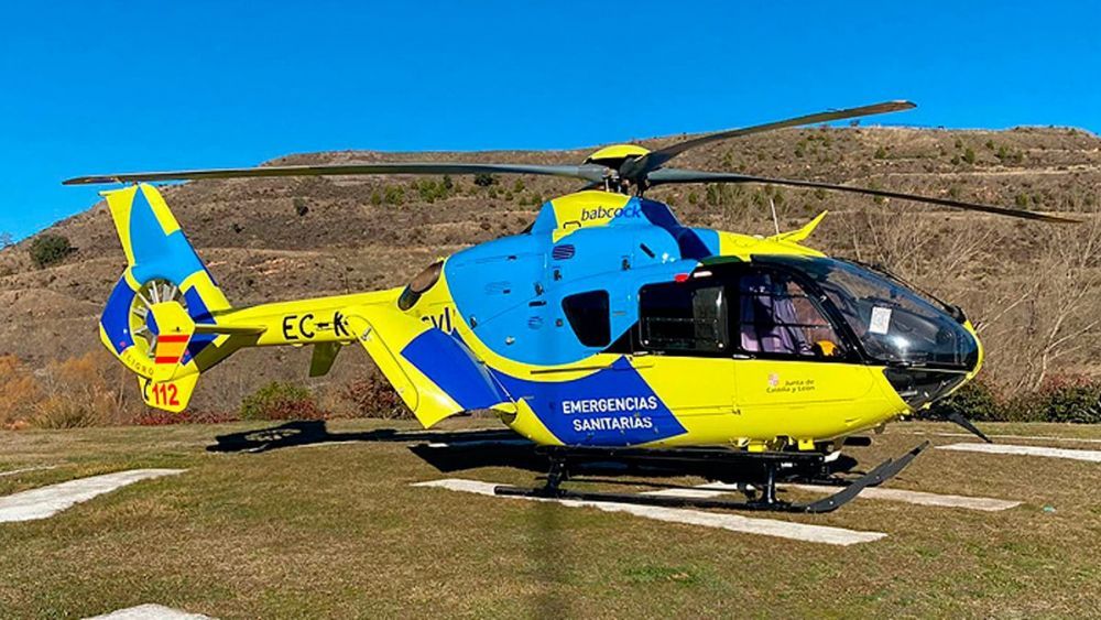 Helicóptero del Sacyl en una imagen de archivo.